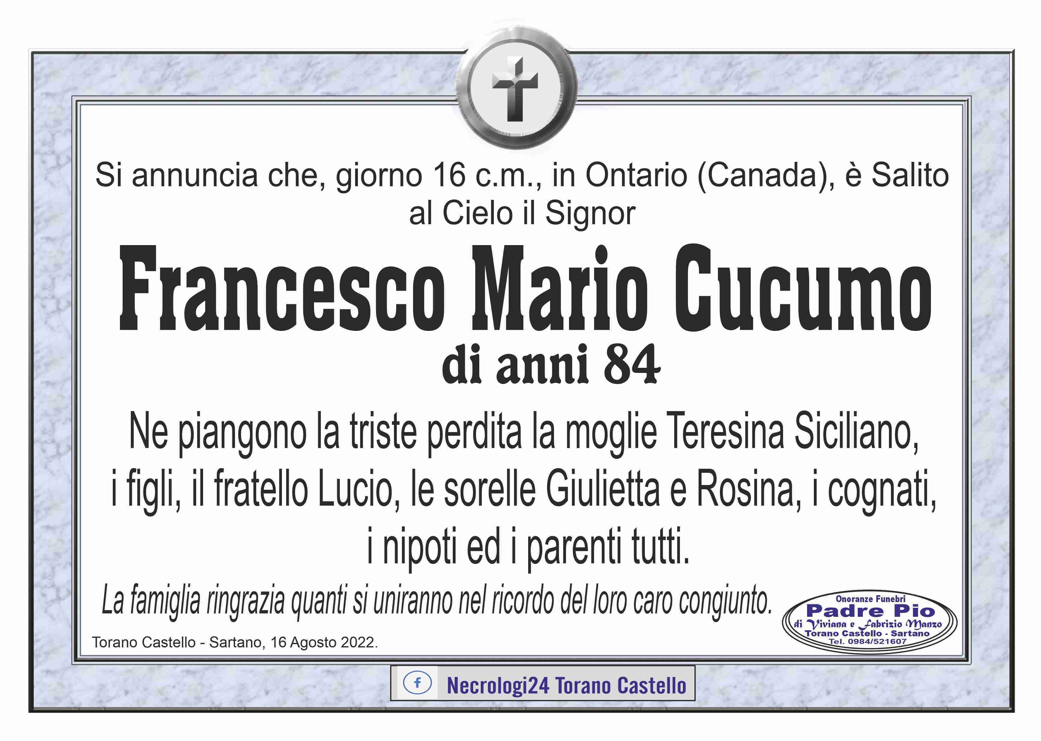 Francesco Mario Cucumo
