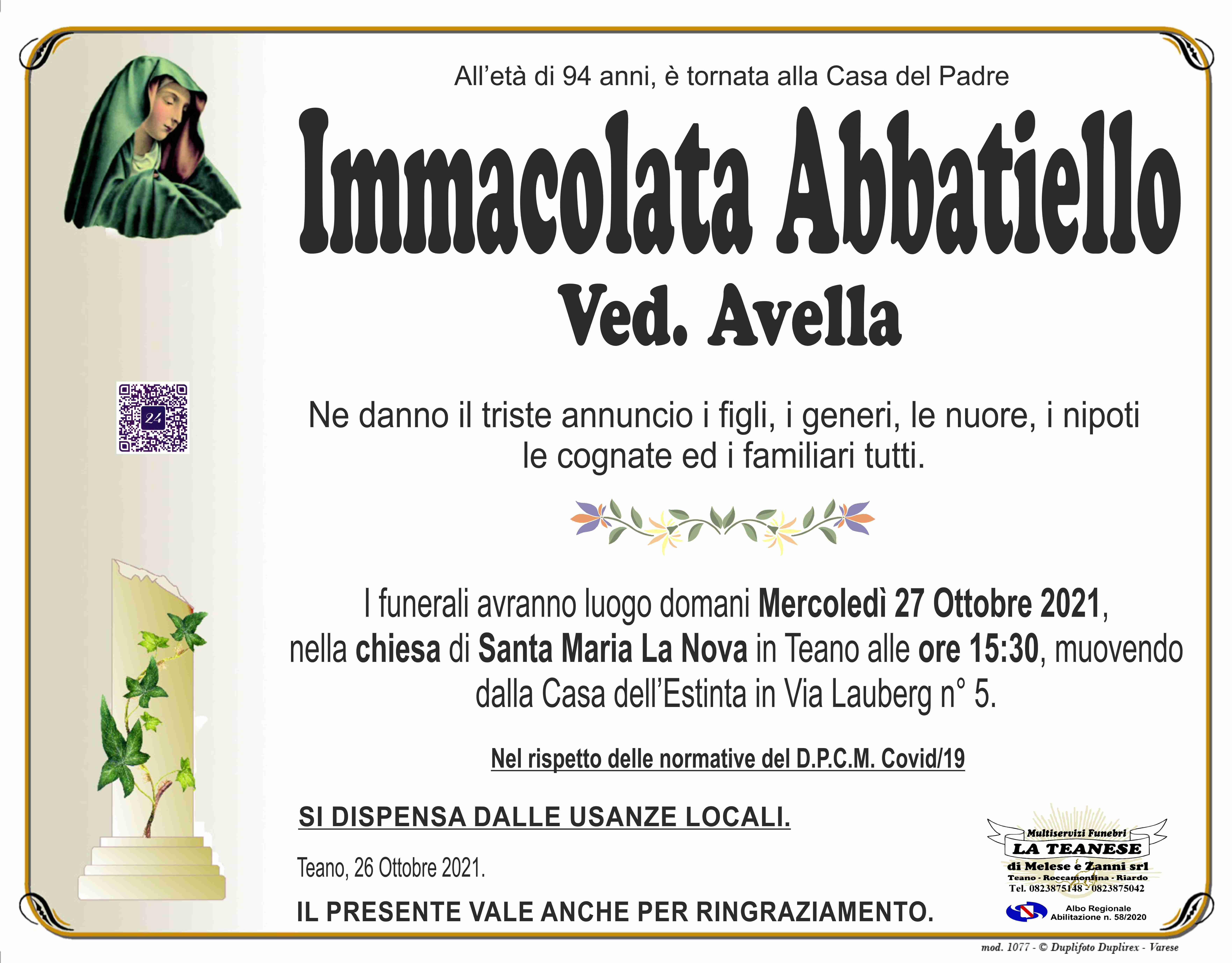 Abbatiello Immacolata