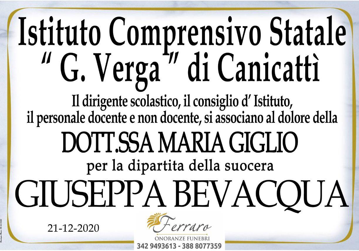 Istituto Comprensivo Statale “G. Verga” di Canicattì
