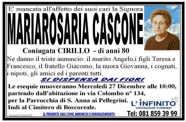 MariaRosaria Cascone
