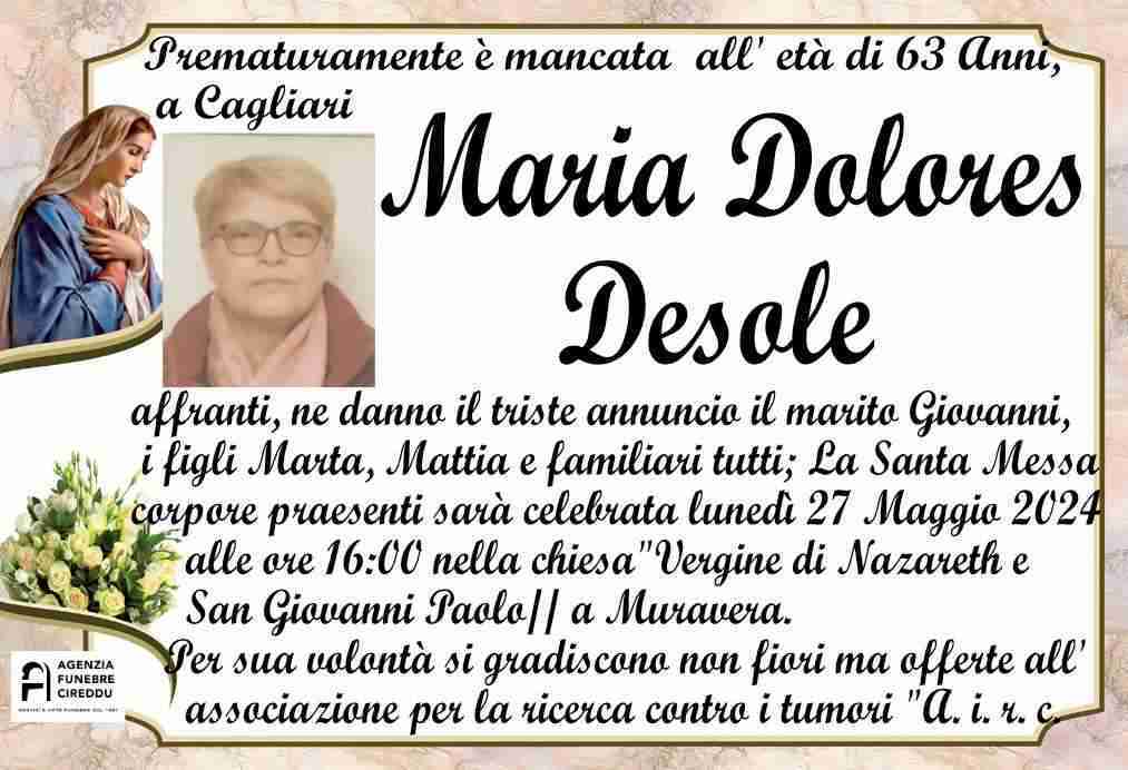 Maria Dolores Desole