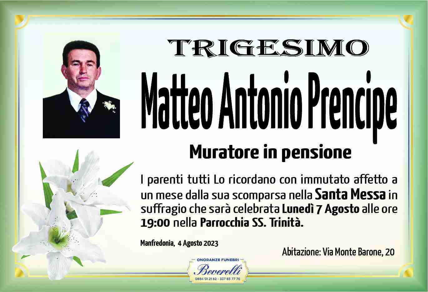Matteo Antonio Prencipe