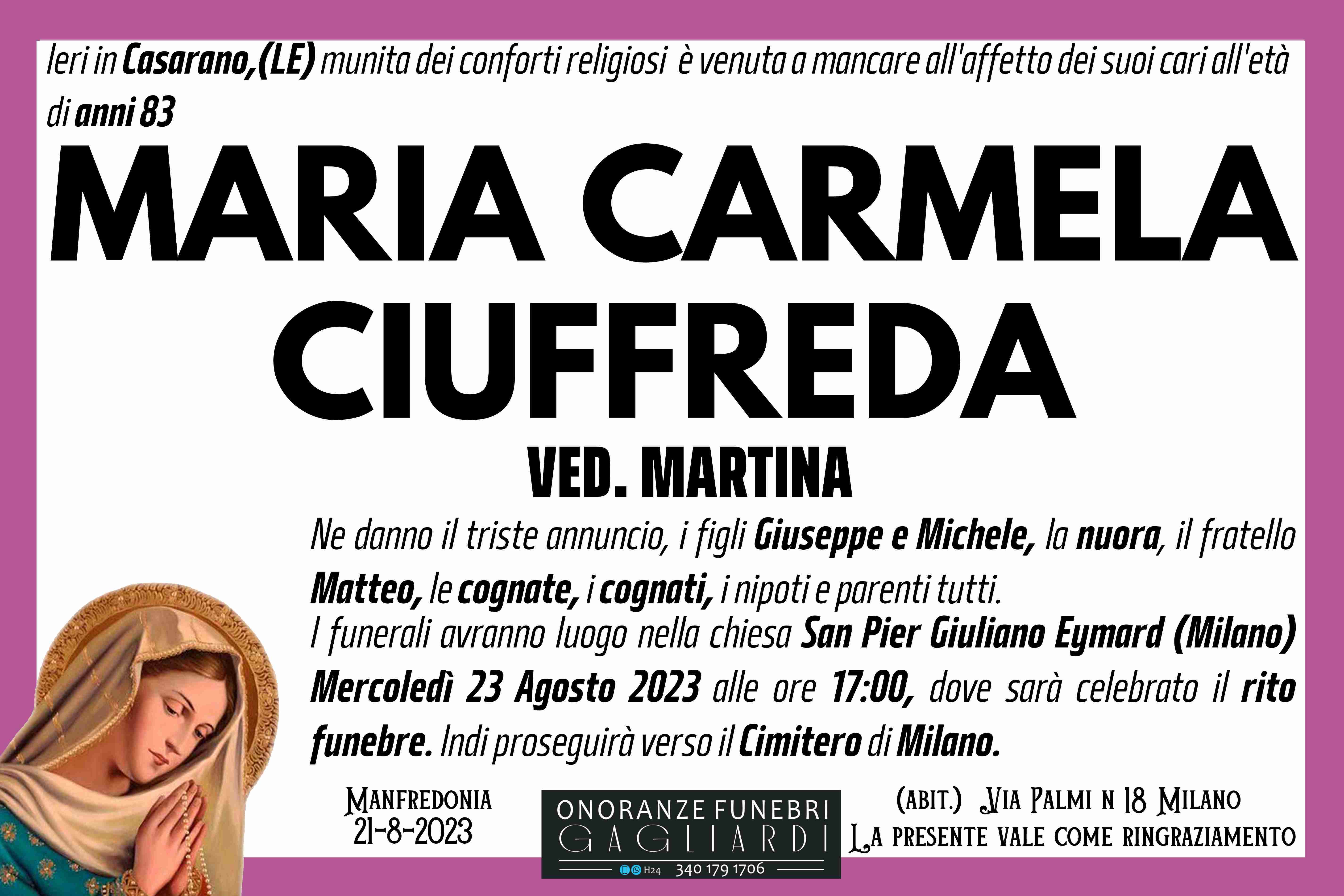 Maria Carmela Ciuffreda