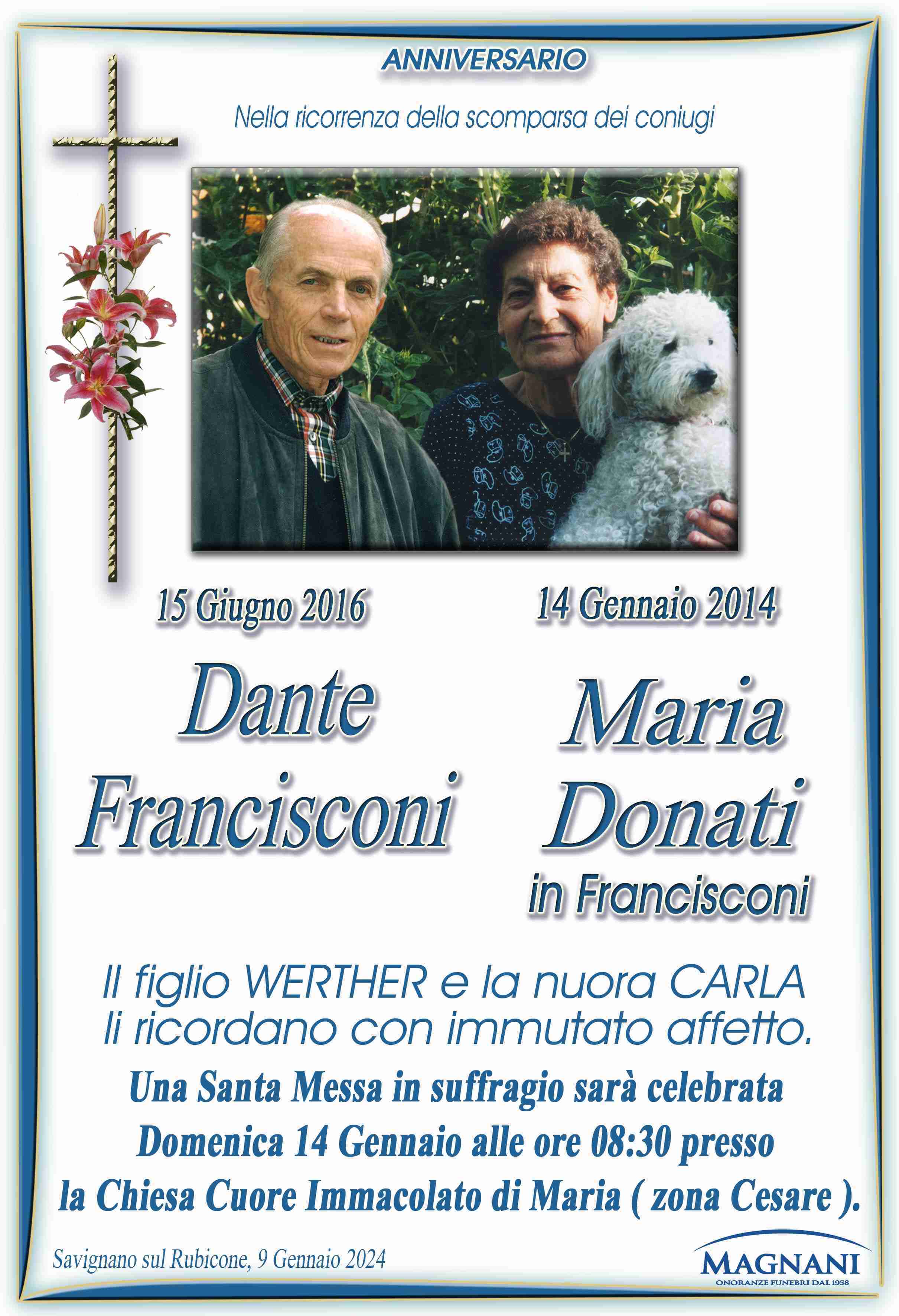 Dante Francisconi e Maria Donati