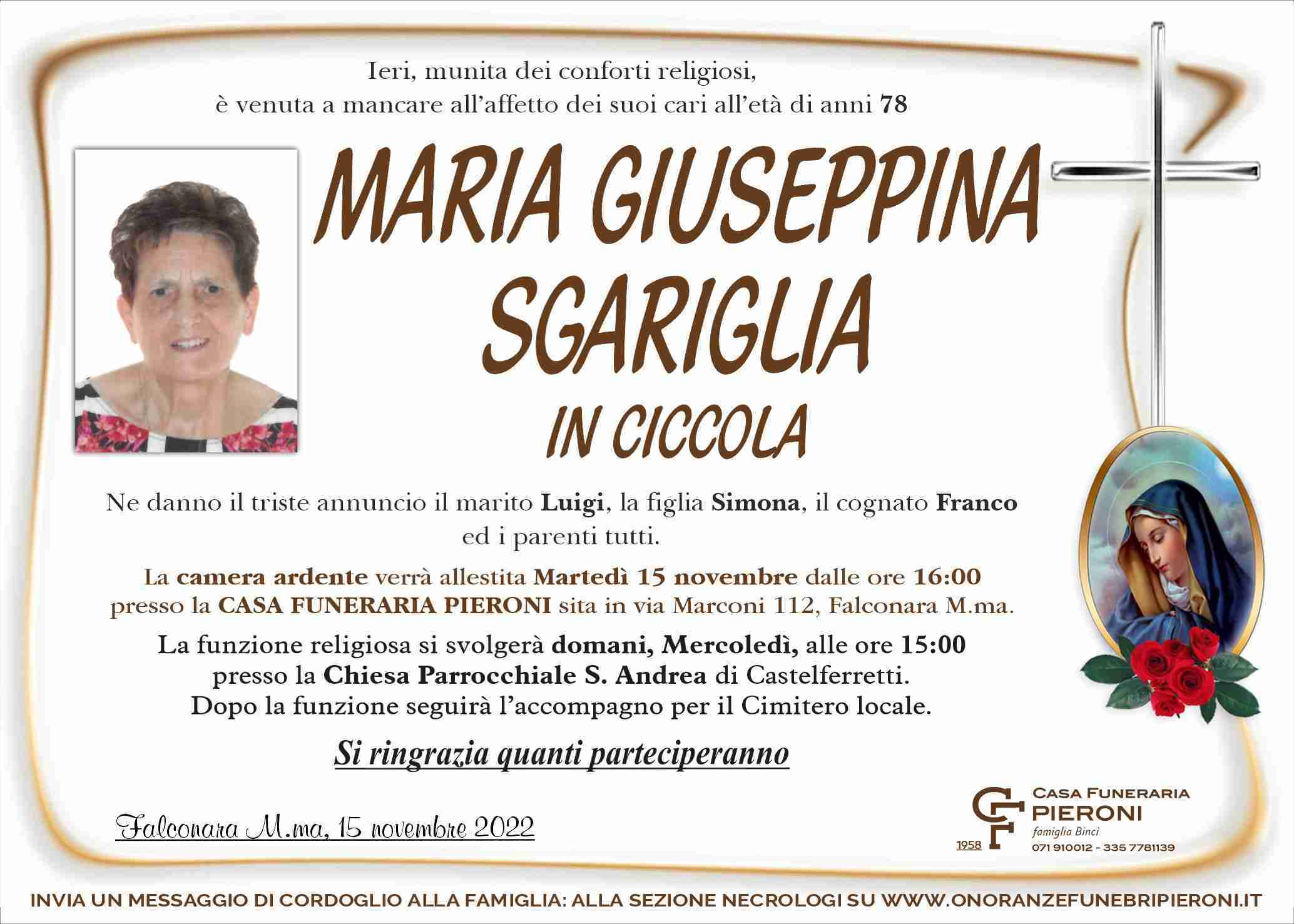 Maria Giuseppina Sgariglia