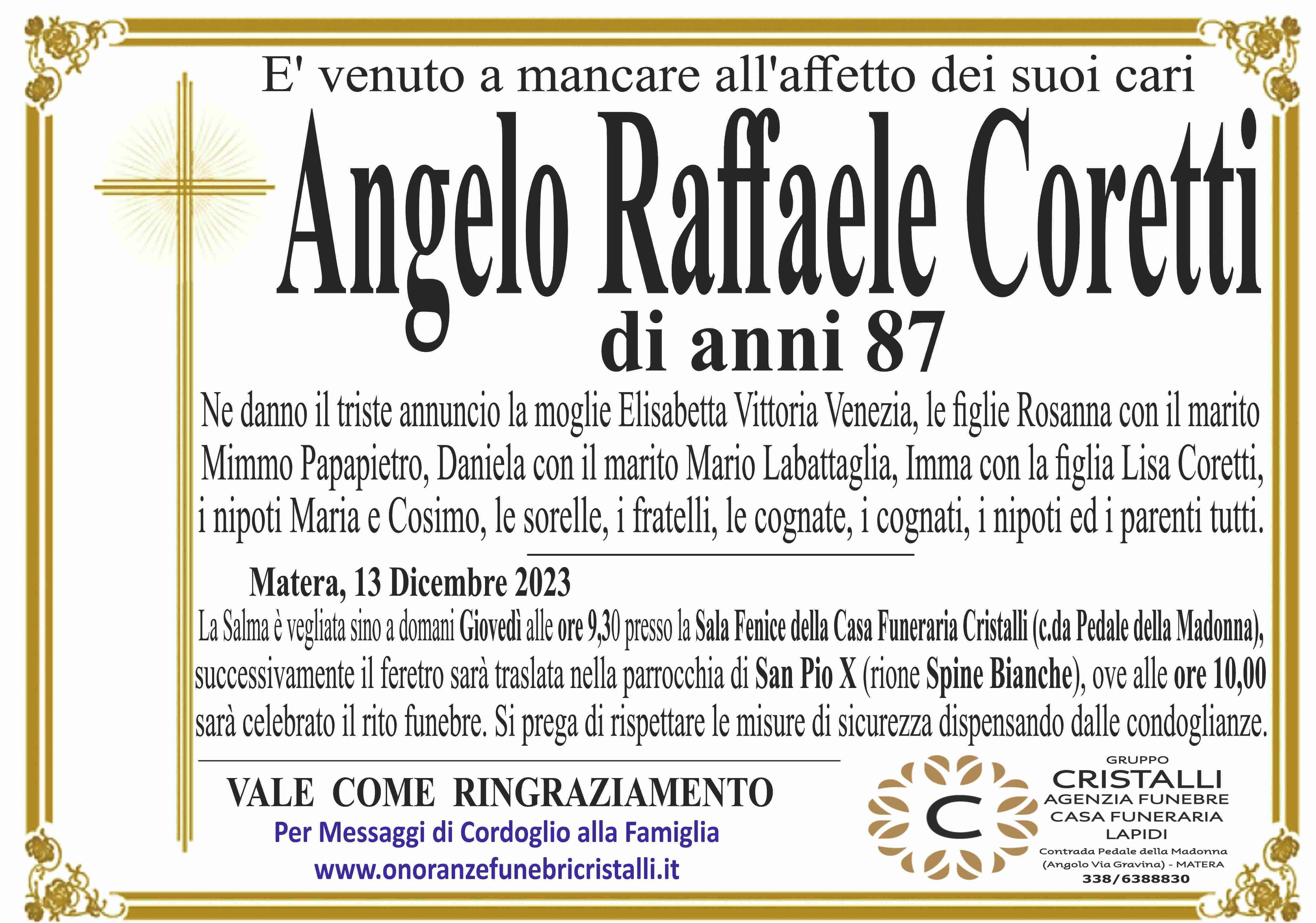 Angelo Raffaele Coretti