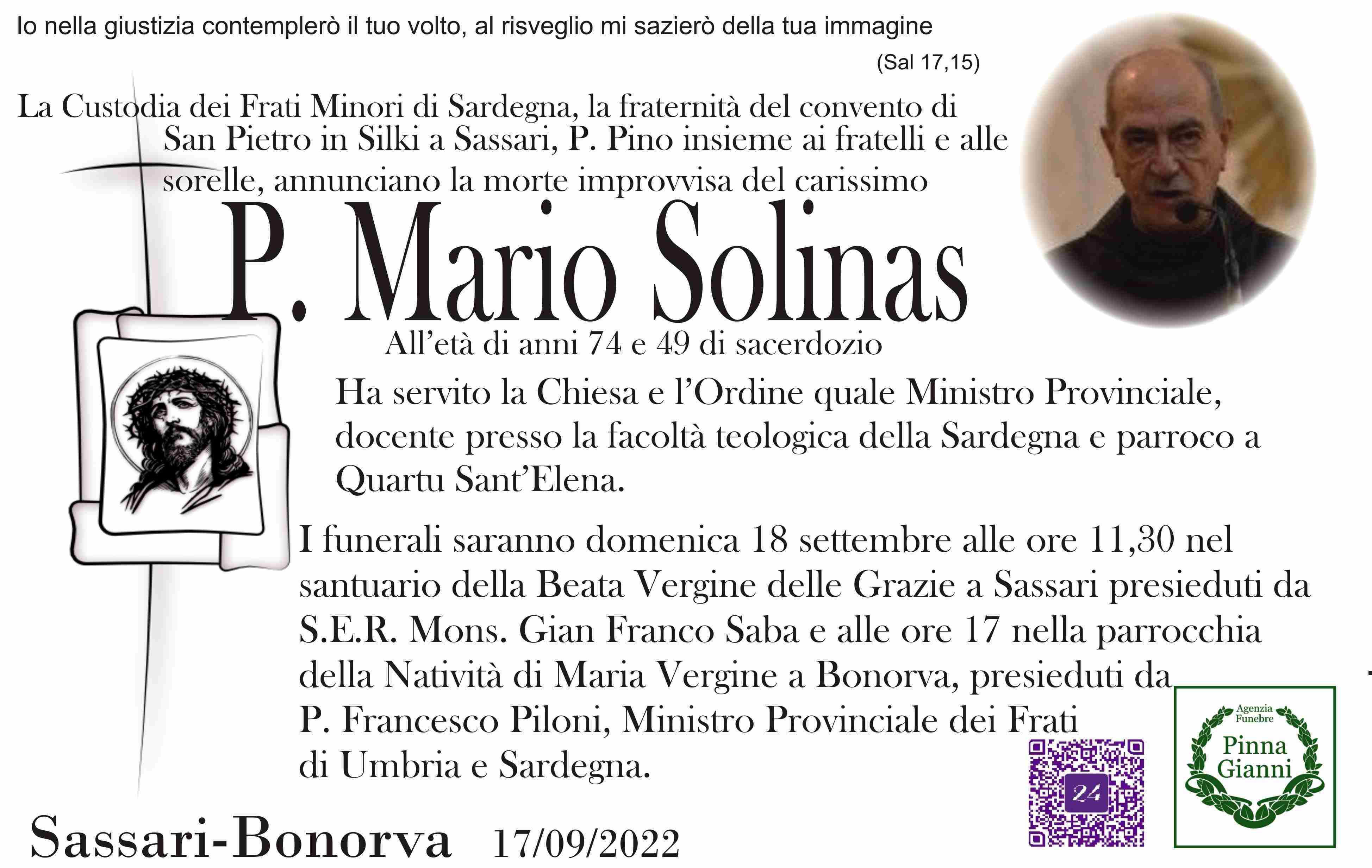 P. Mario Solinas