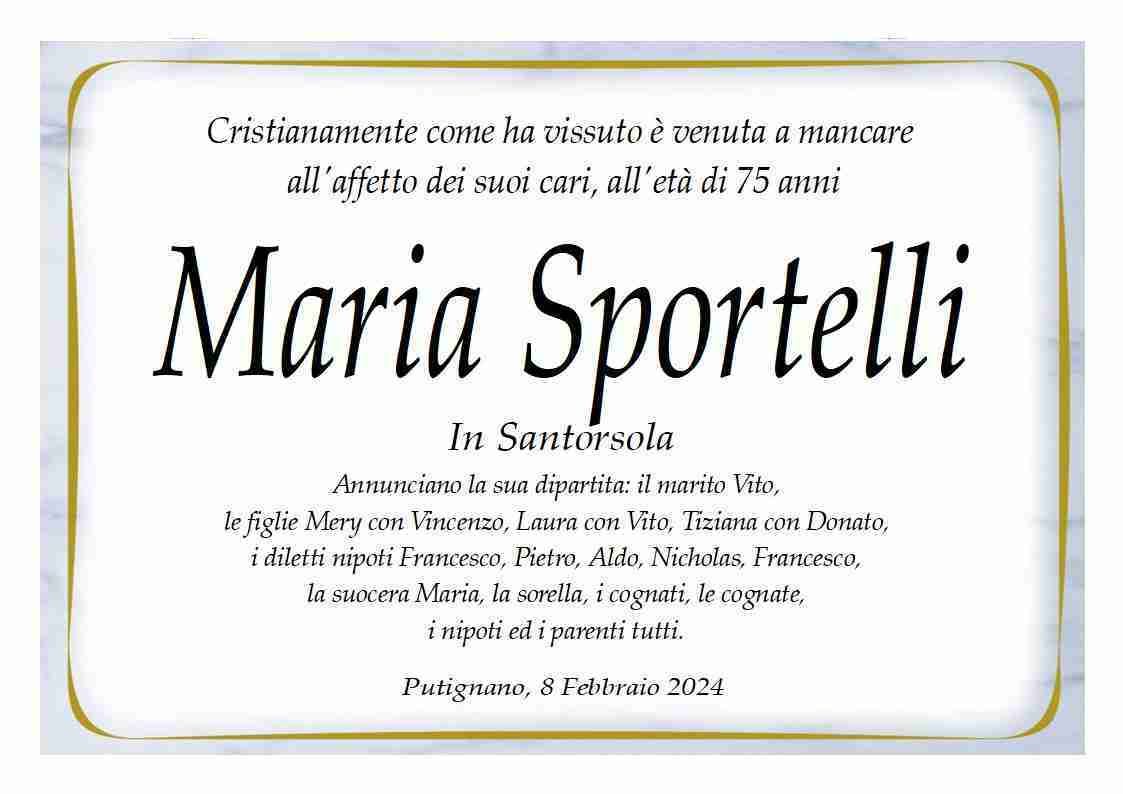 Maria Sportelli