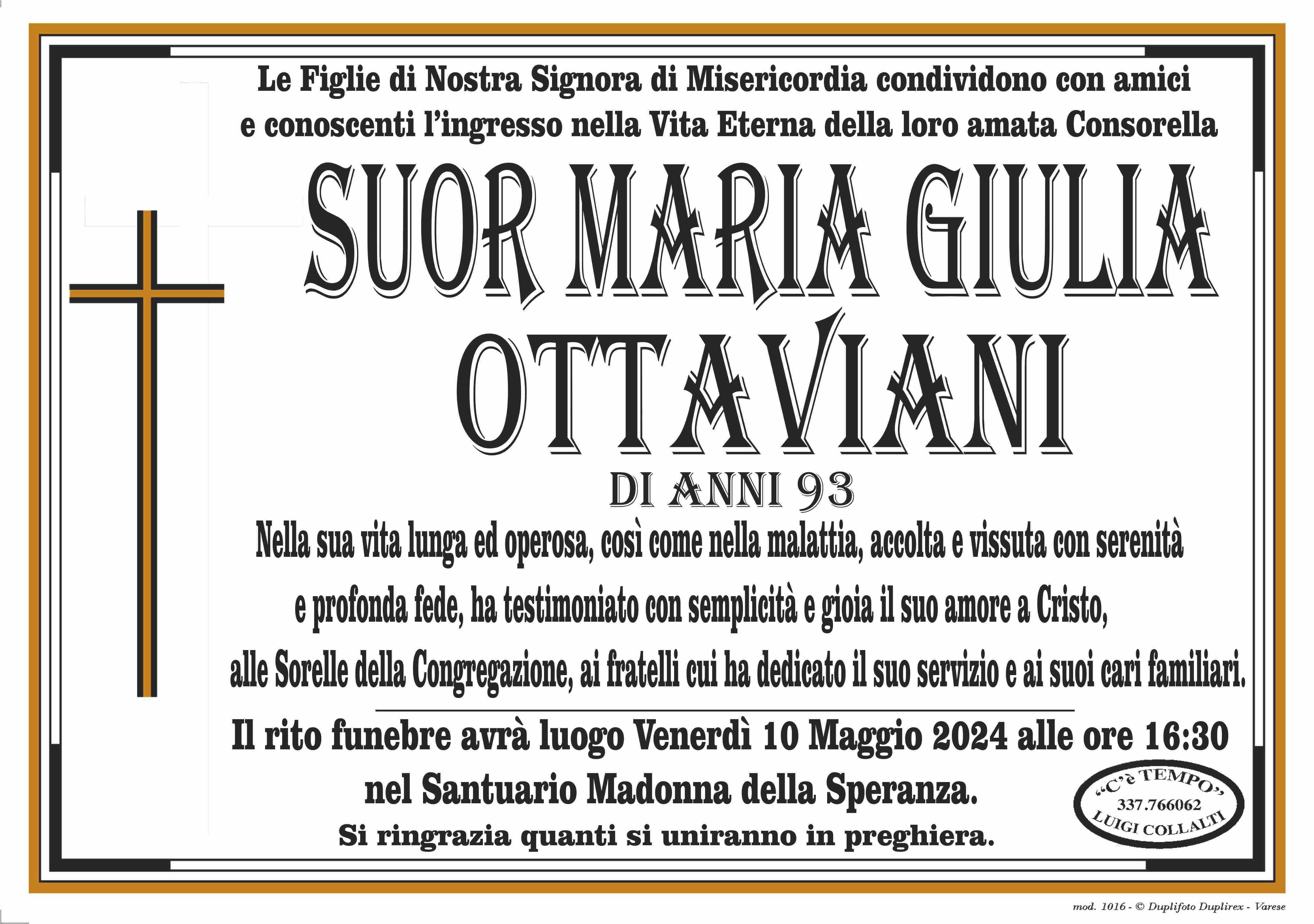 Suor Maria Giulia Ottaviani