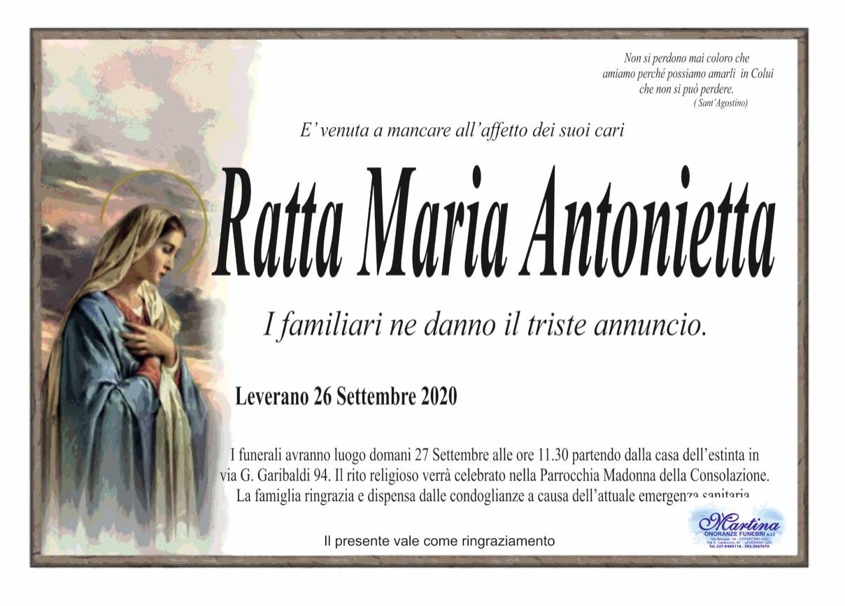 Maria Antonietta Ratta