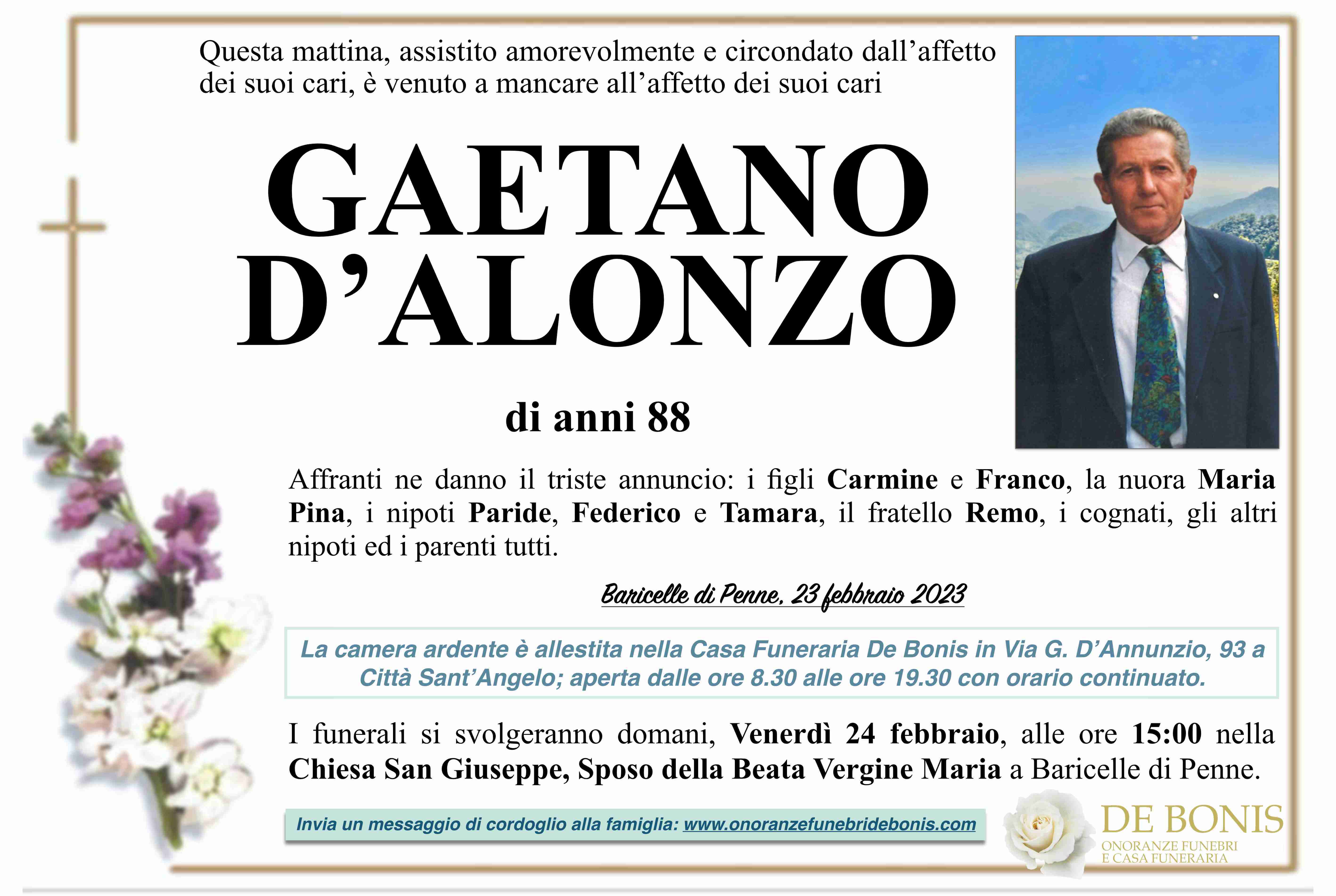 Gaetano D'Alonzo