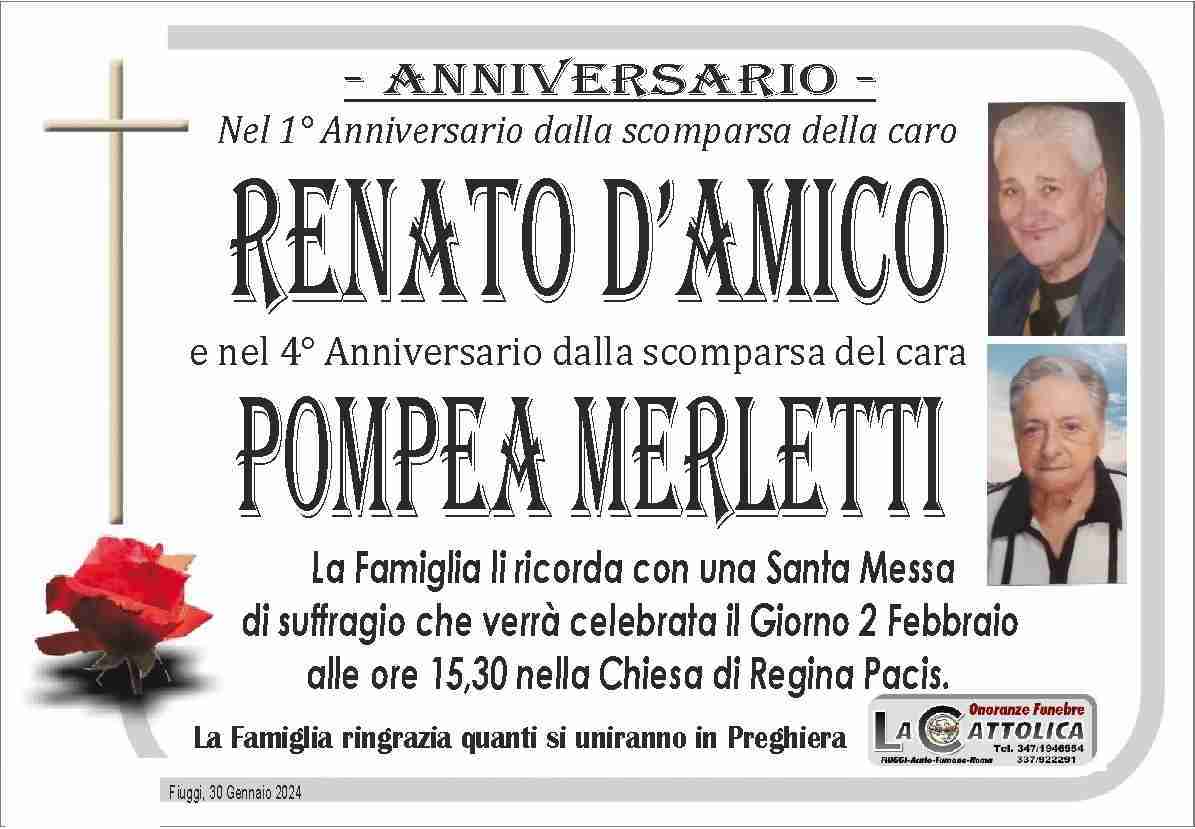 renato d'amico e pompea merletti