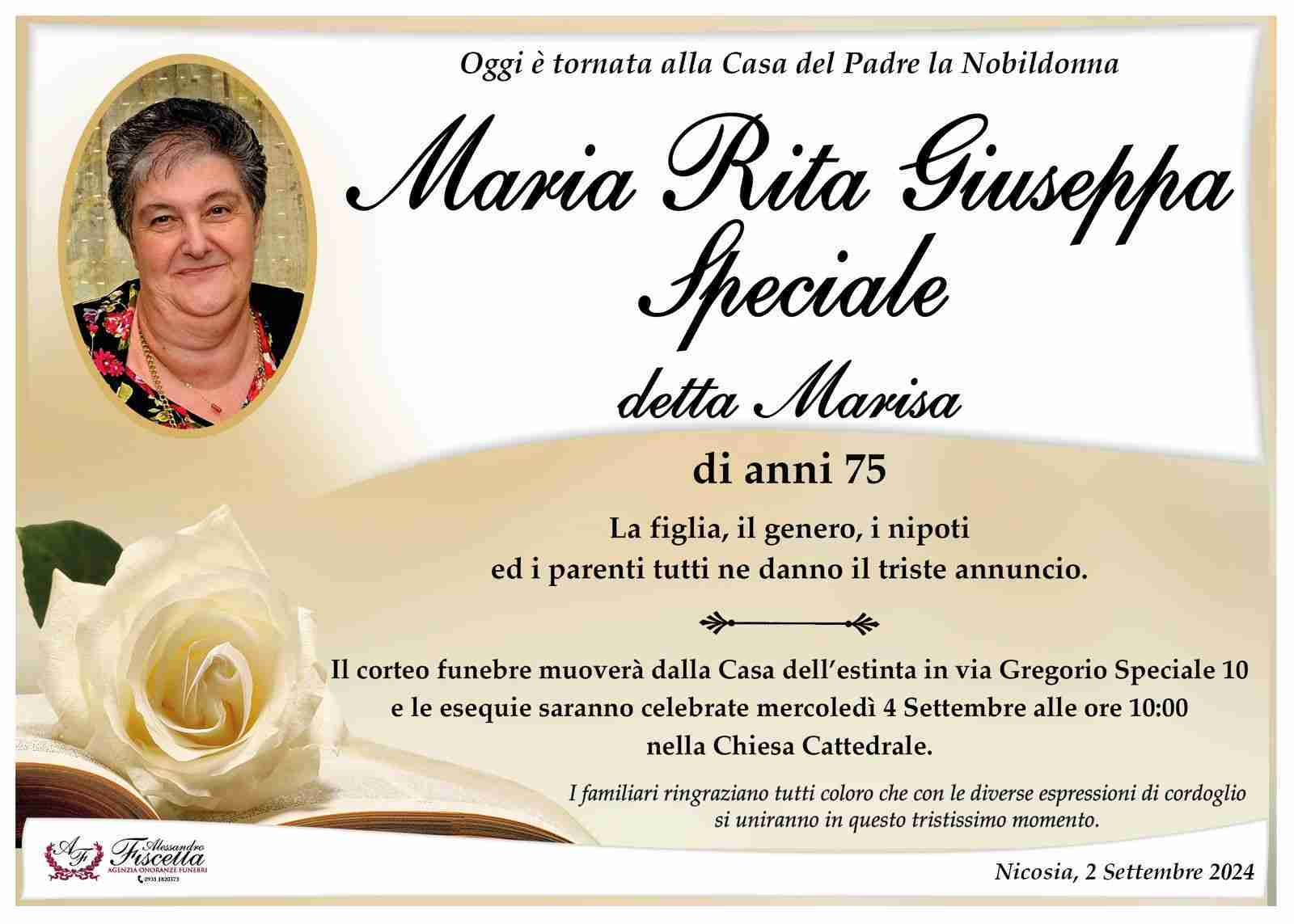 Maria Rita Giuseppa Speciale