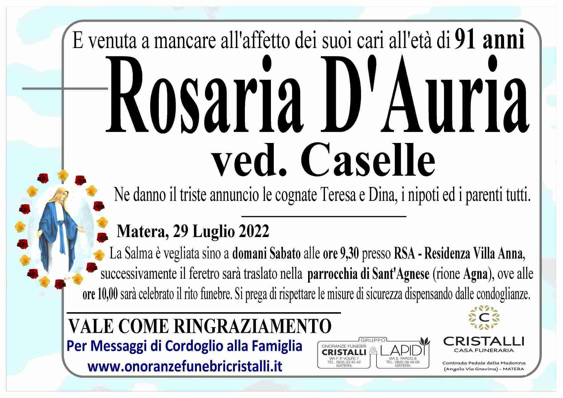 Rosaria D'Auria