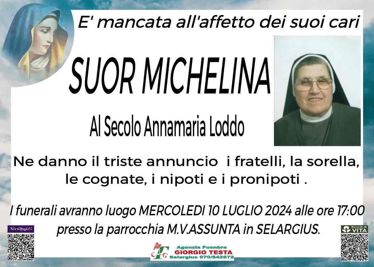 Suor Michelina al Secolo Loddo Anna Maria