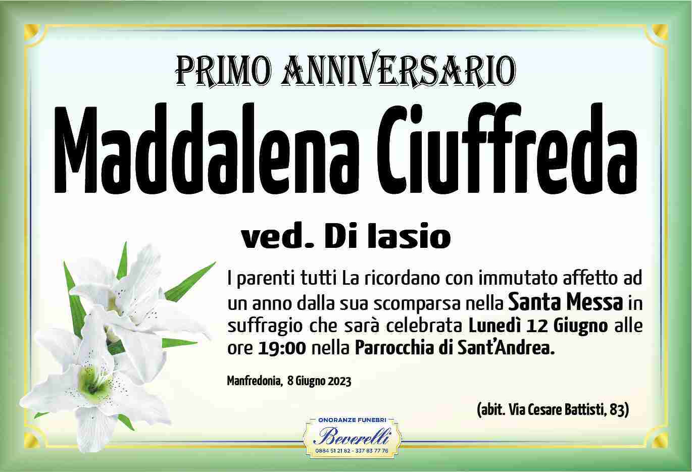 Maddalena Ciuffreda