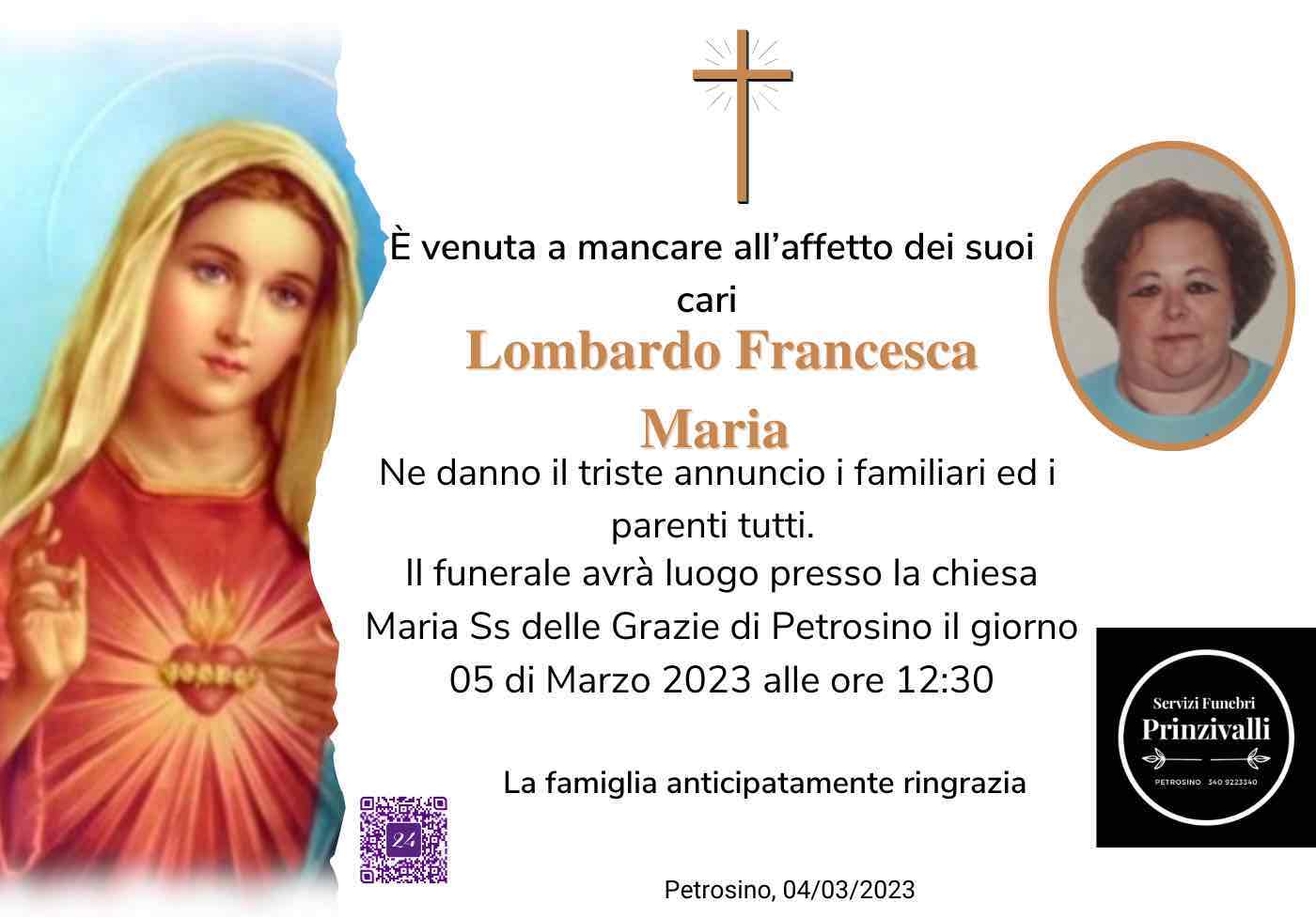 Francesca Maria Lombardo