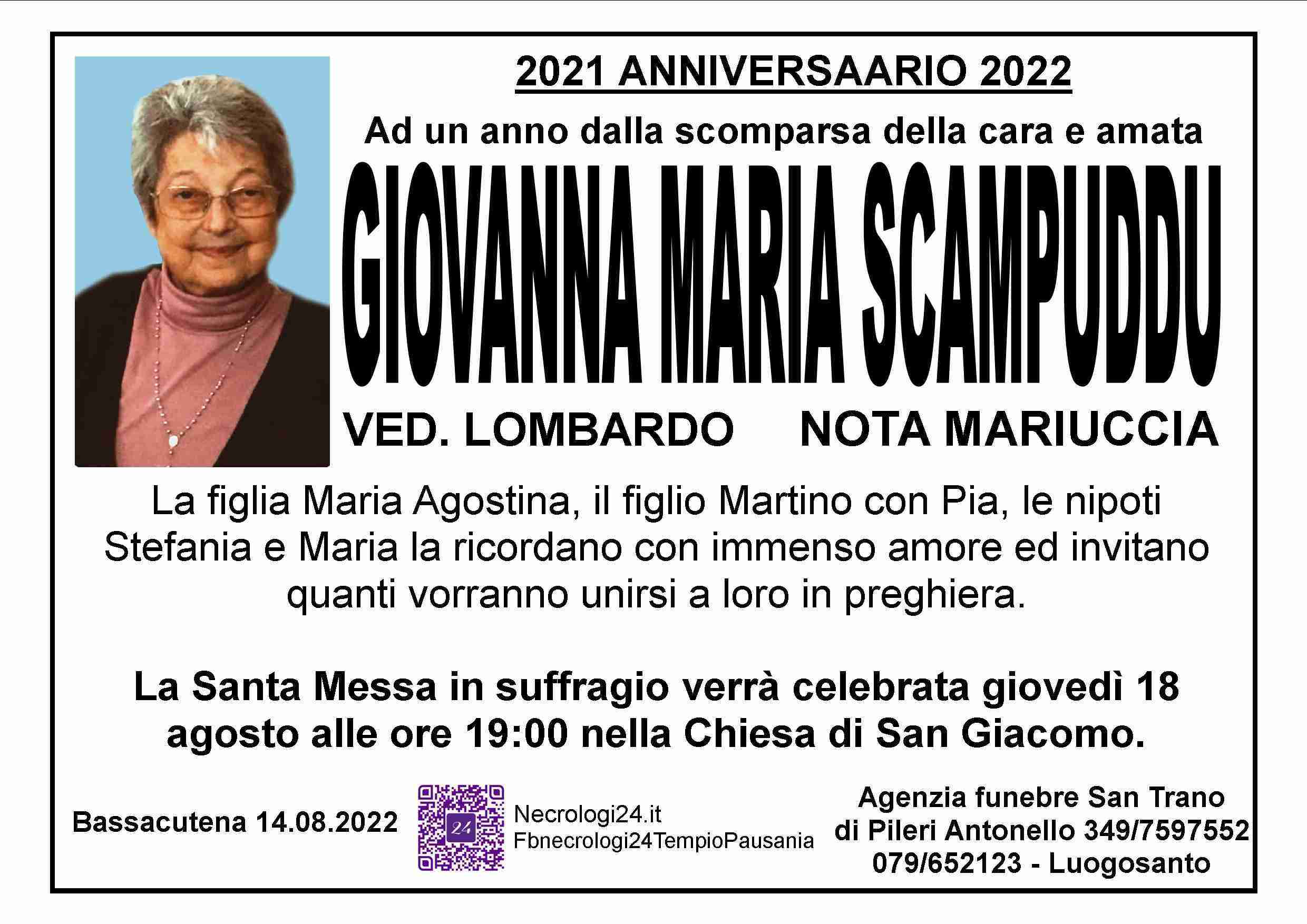 Giovanna Maria Scampuddu