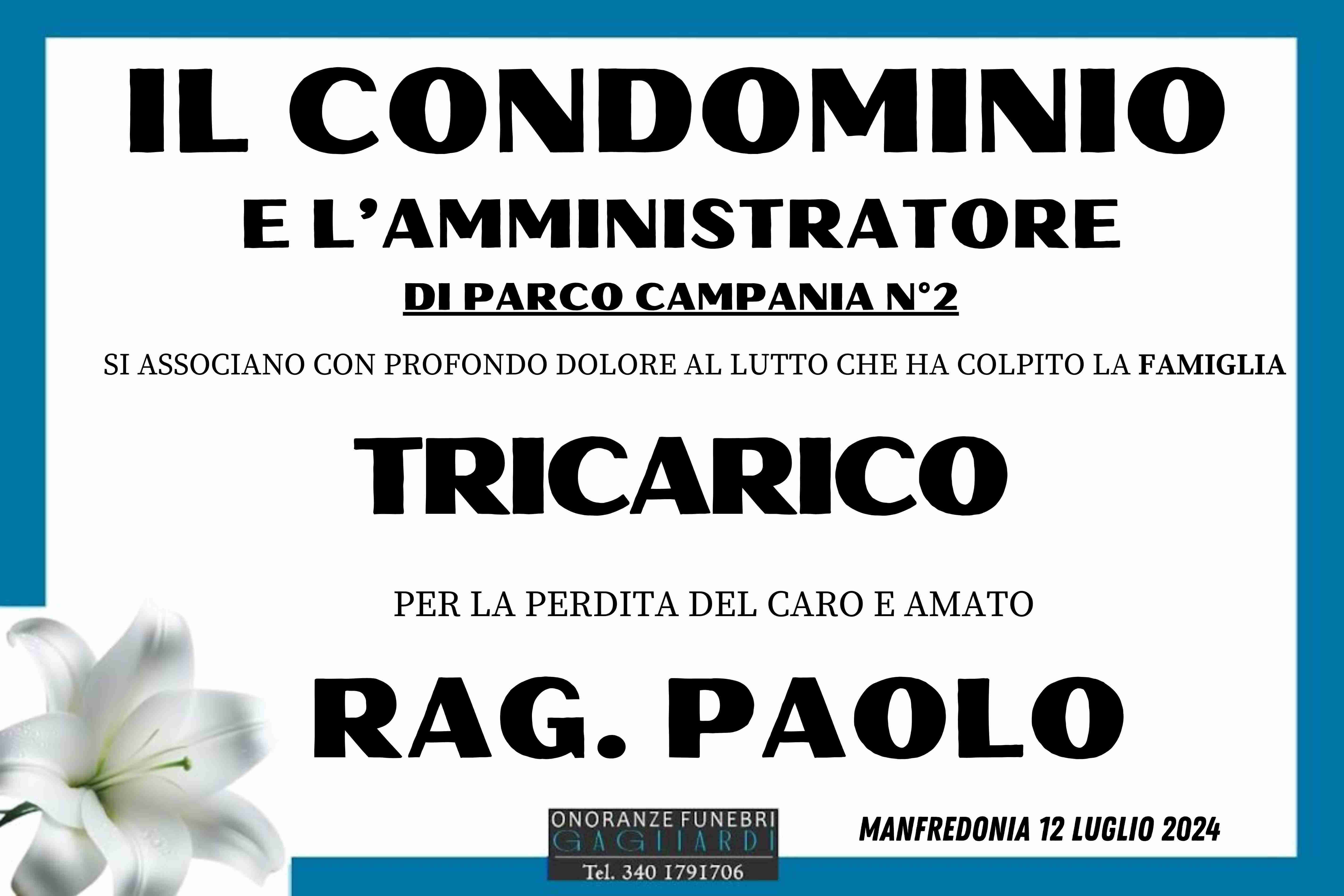 Rag. Paolo Tricarico