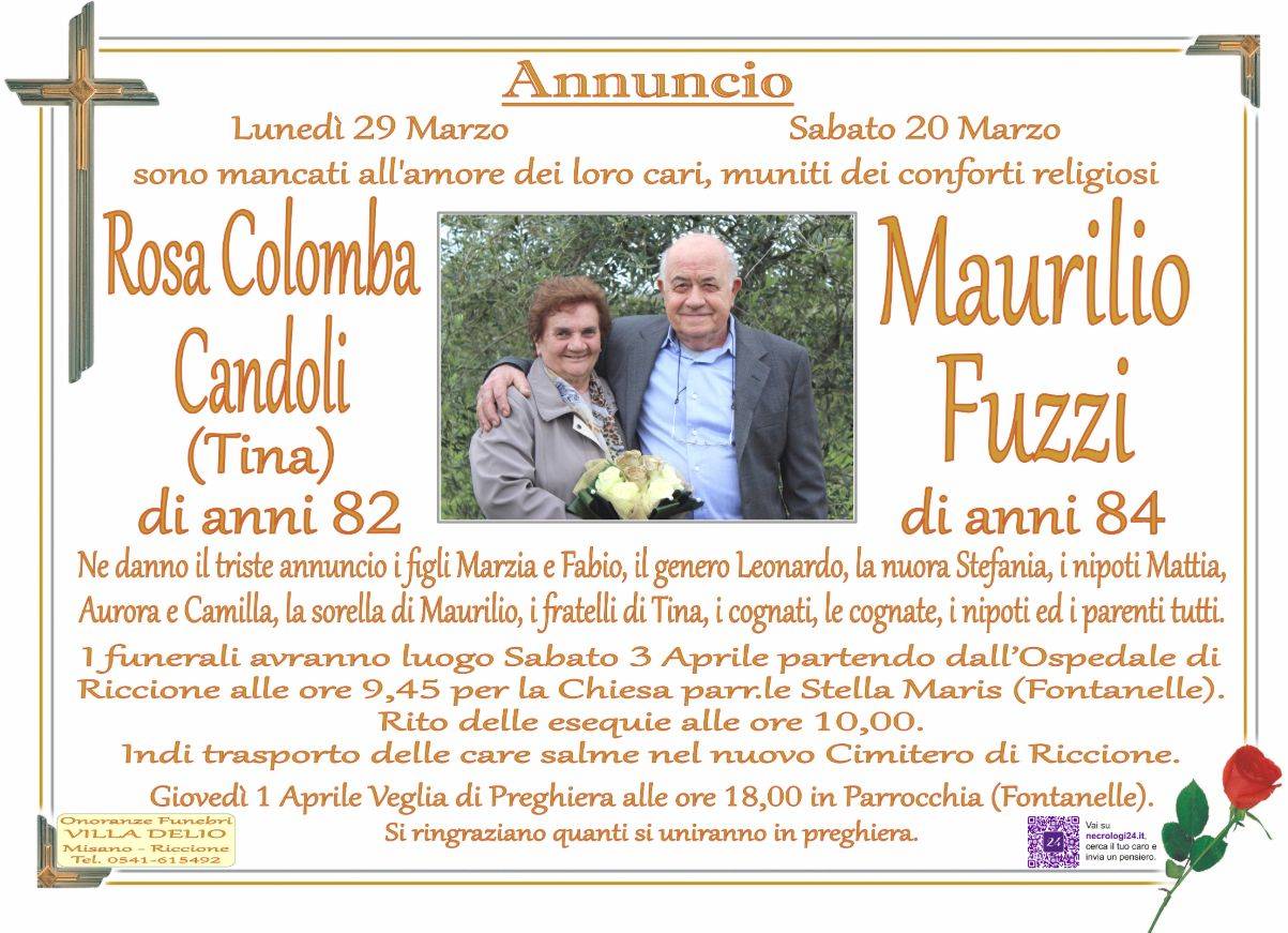 Rosa Colomba Candoli e Maurilio Fuzzi