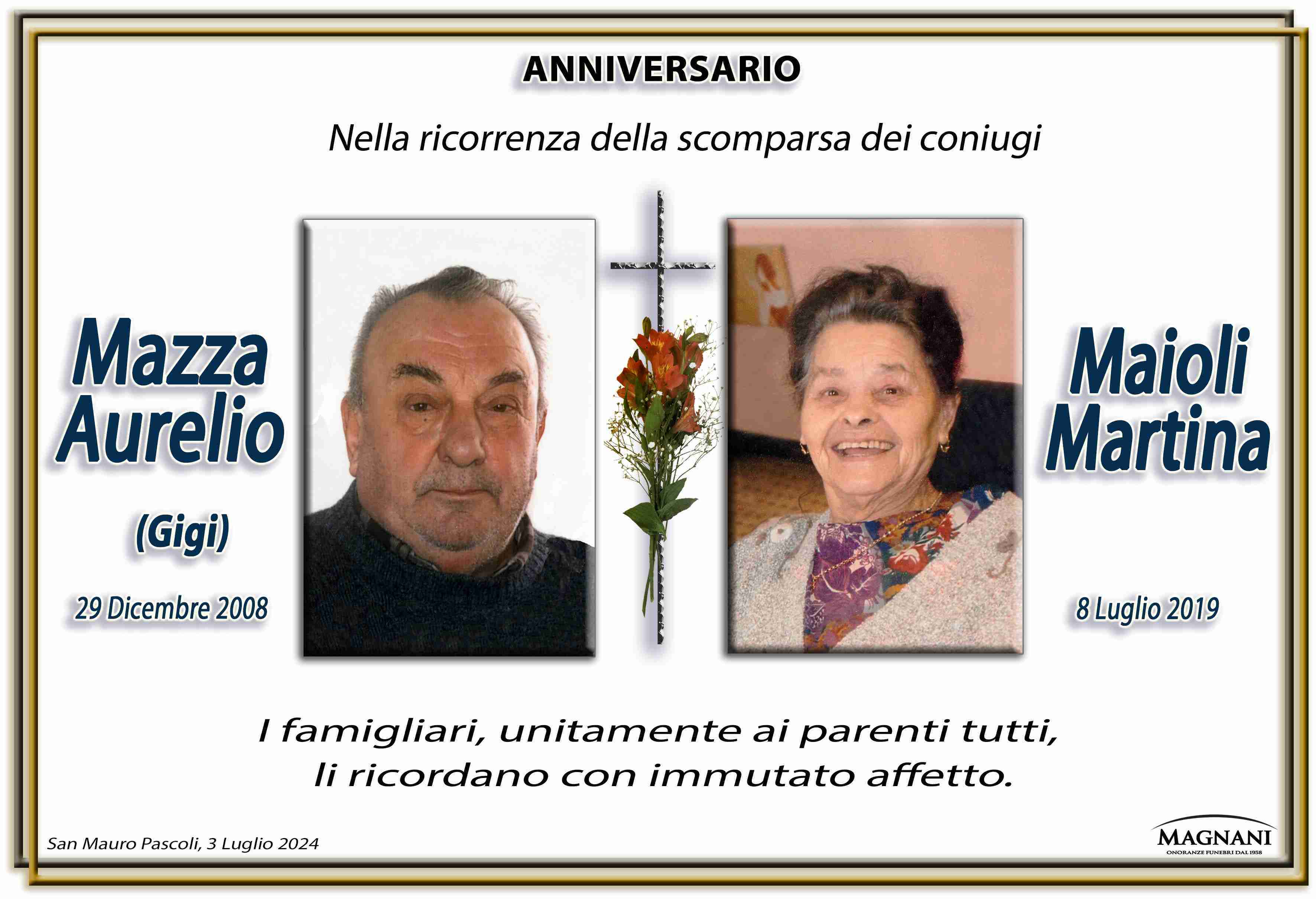 Aurelio Mazza e Martina Maioli