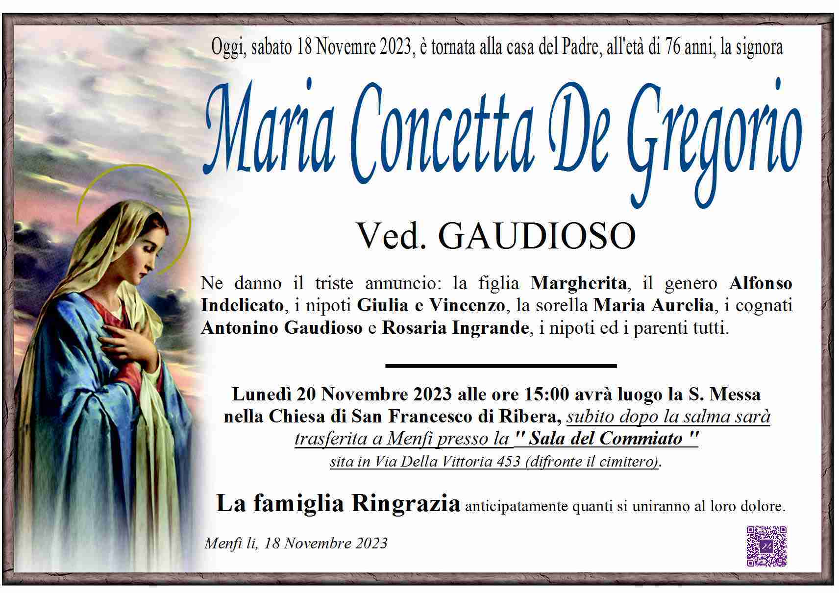 Maria Concetta De Gregorio