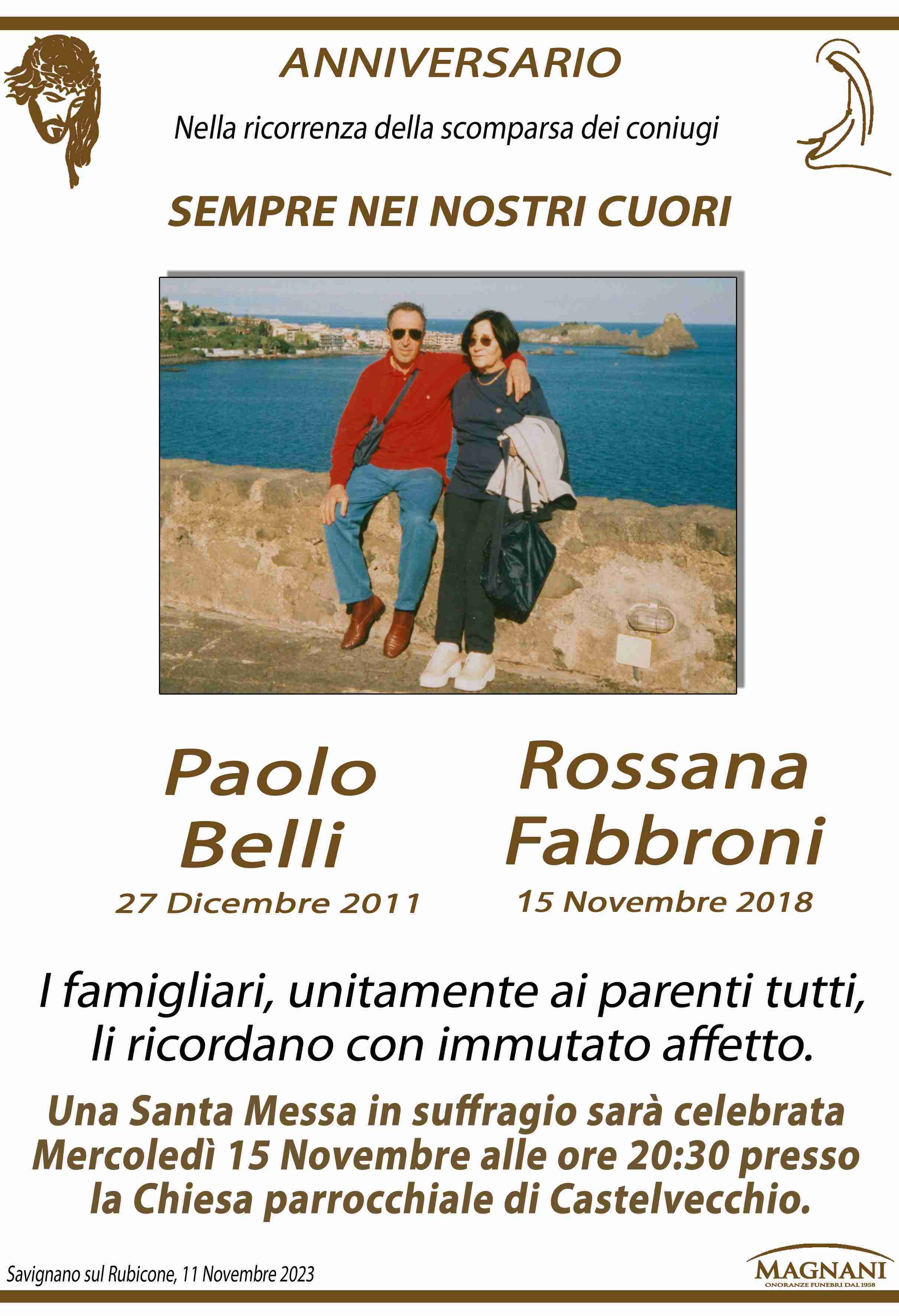Paolo Belli e Rossana Fabbroni