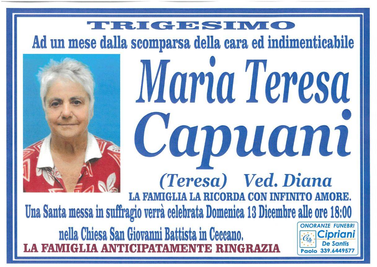 Maria Teresa Capuani