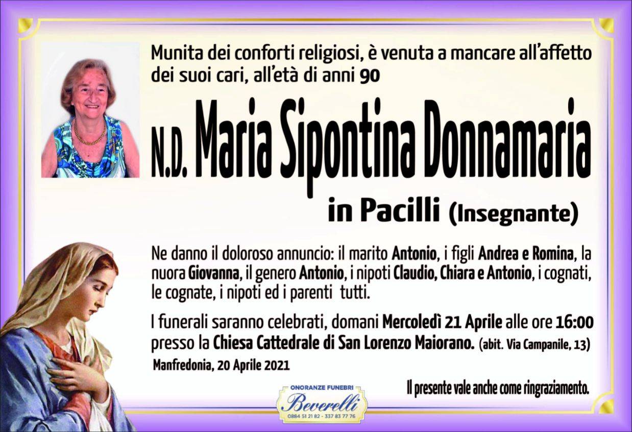 Maria Sipontina Donnamaria