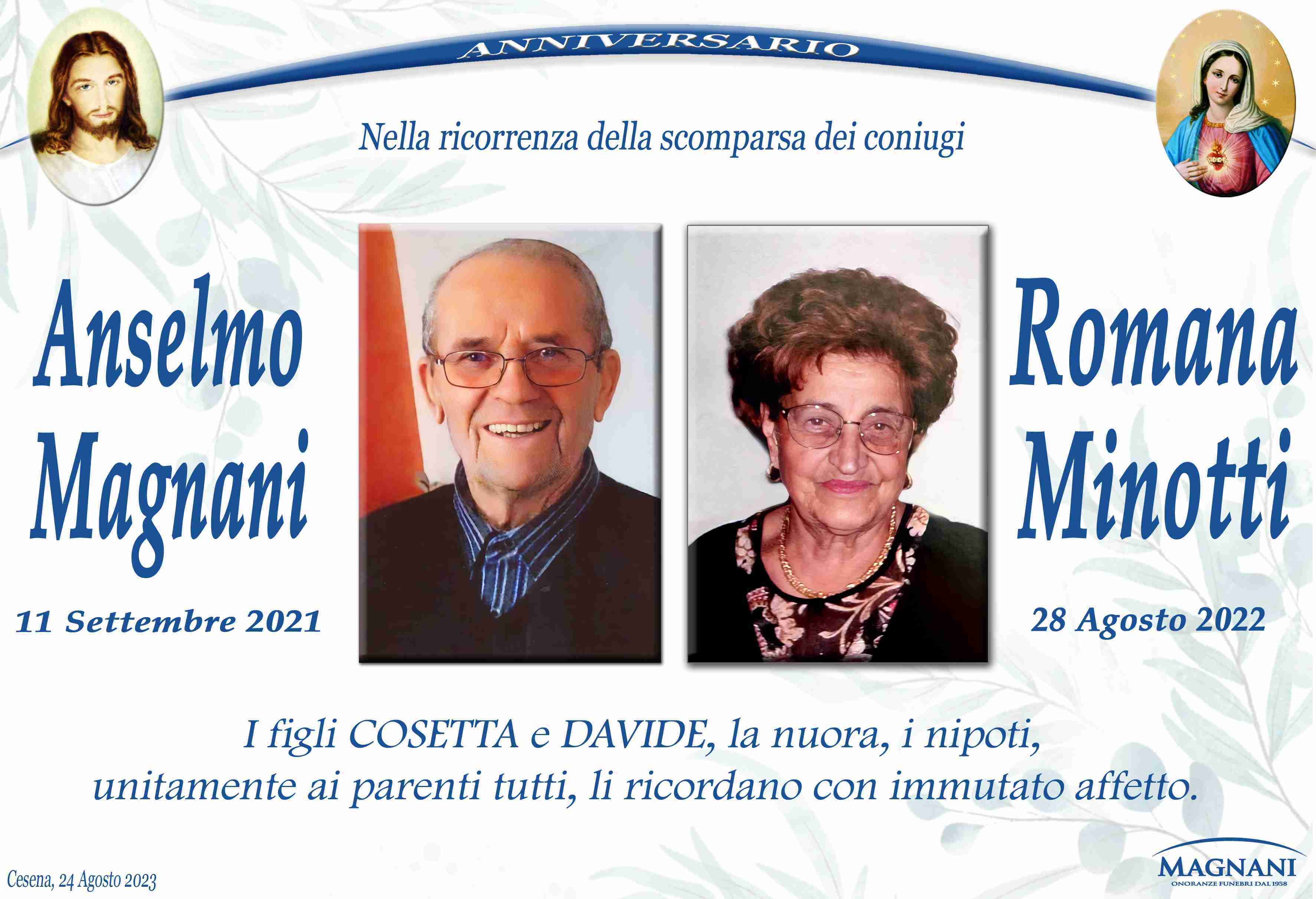 Anselmo Magnani e Romana Minotti