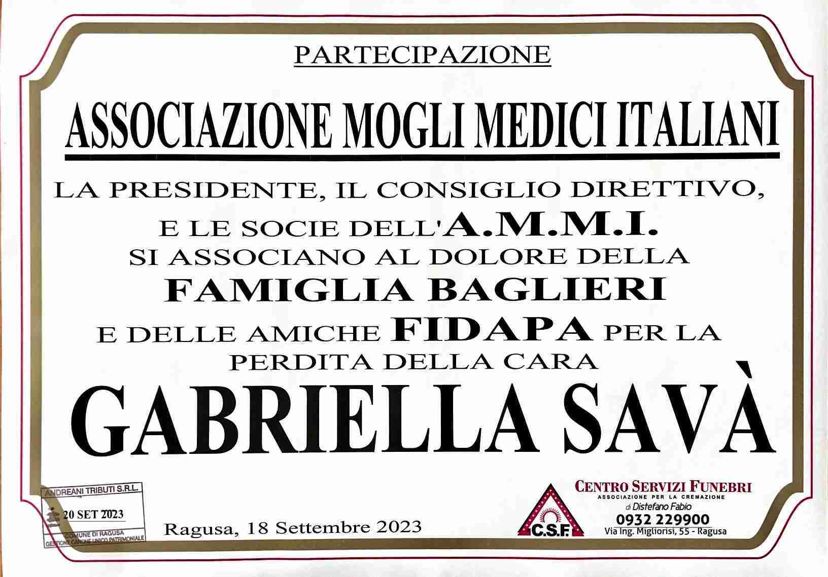 Savà Gabriella