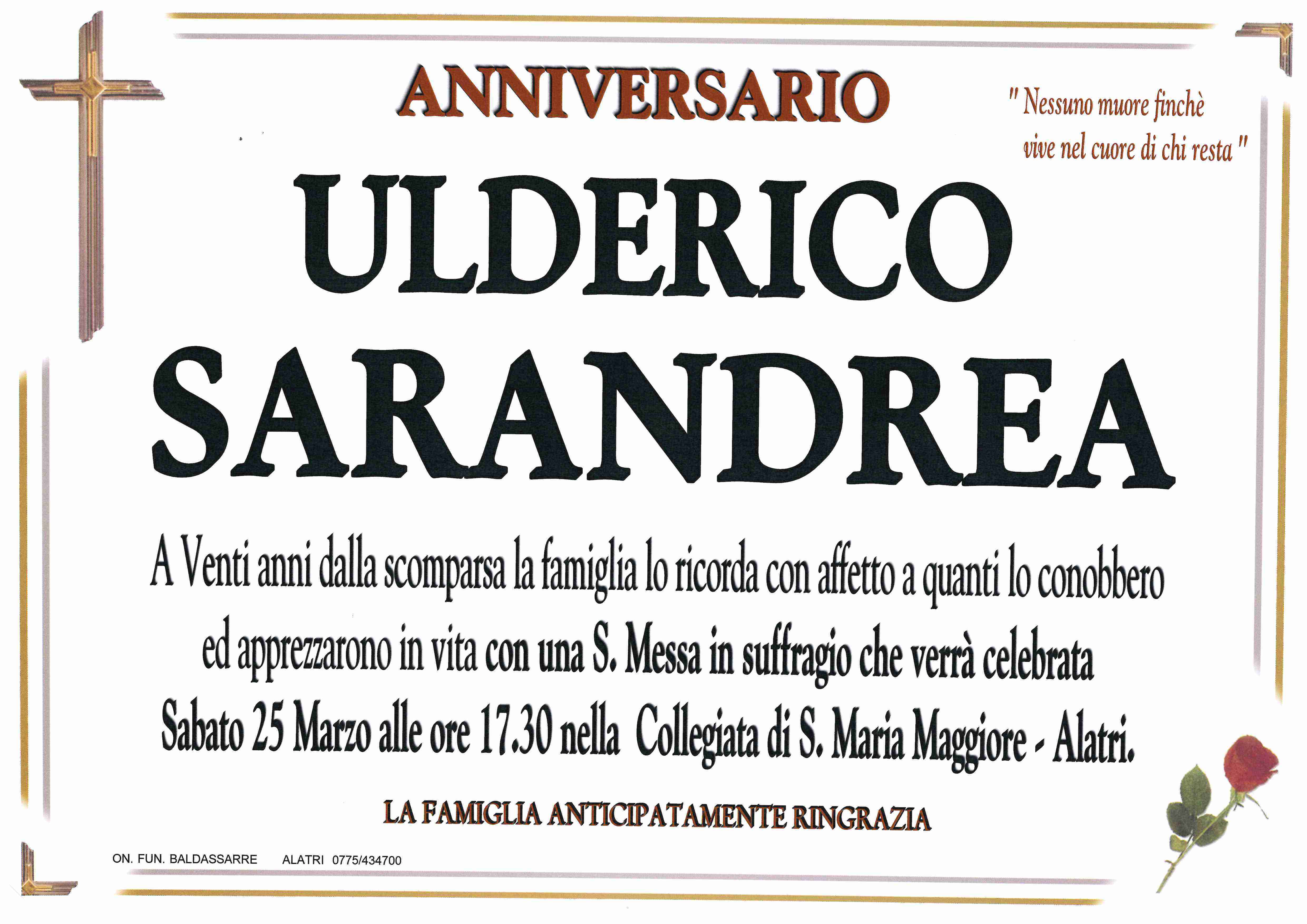 Ulderico Sarandrea