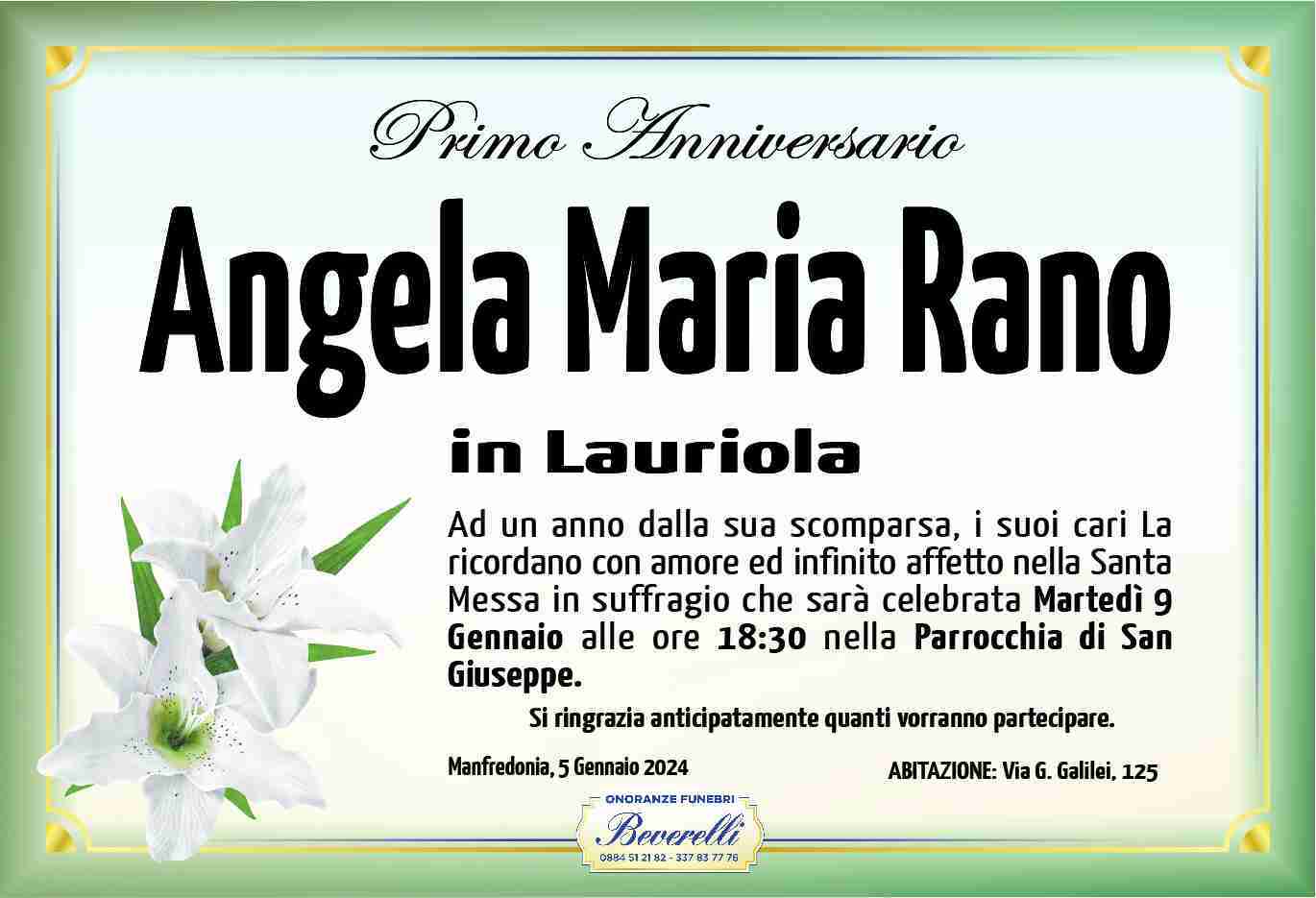 Angela Maria Rano
