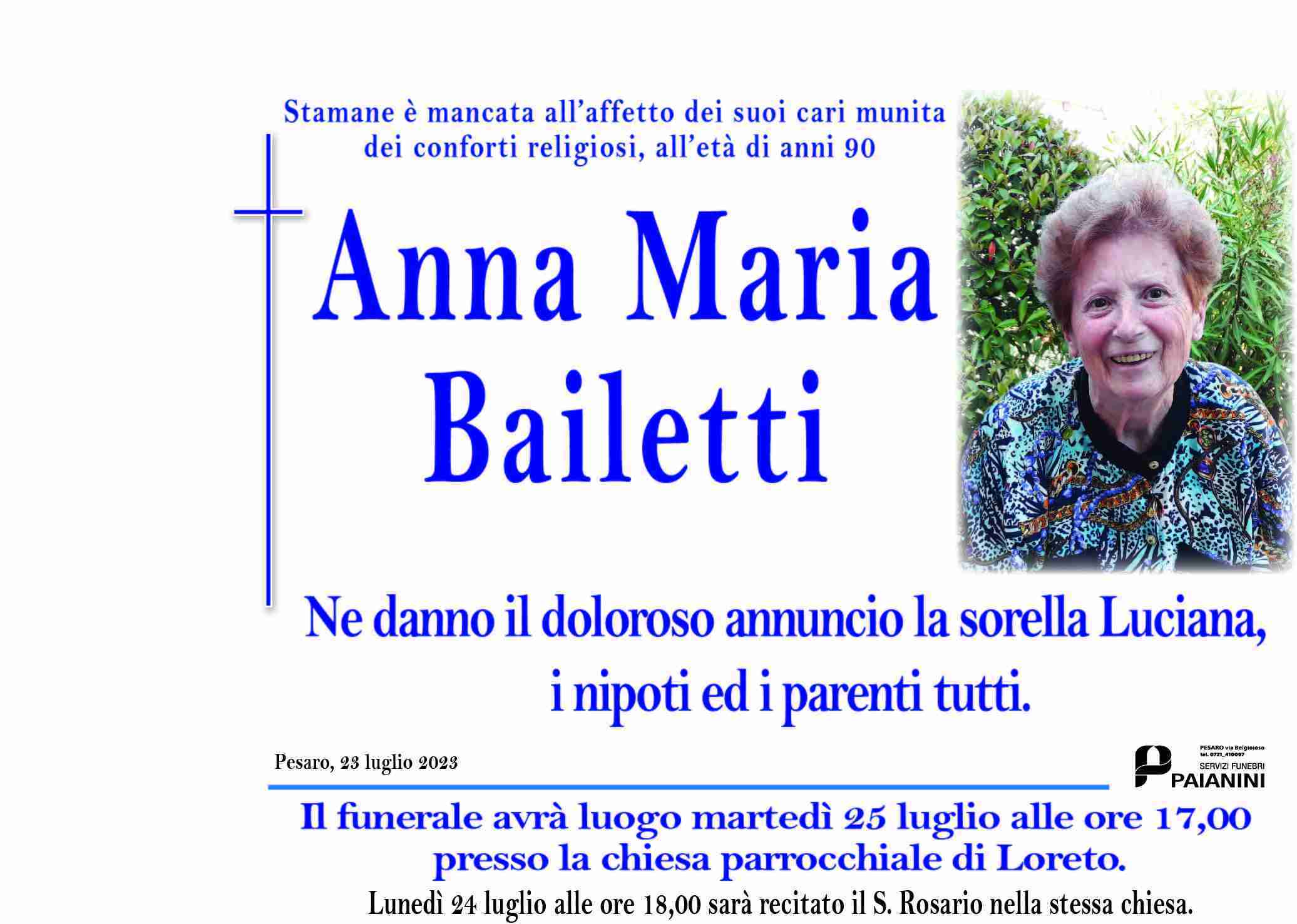 anna maria bailetti