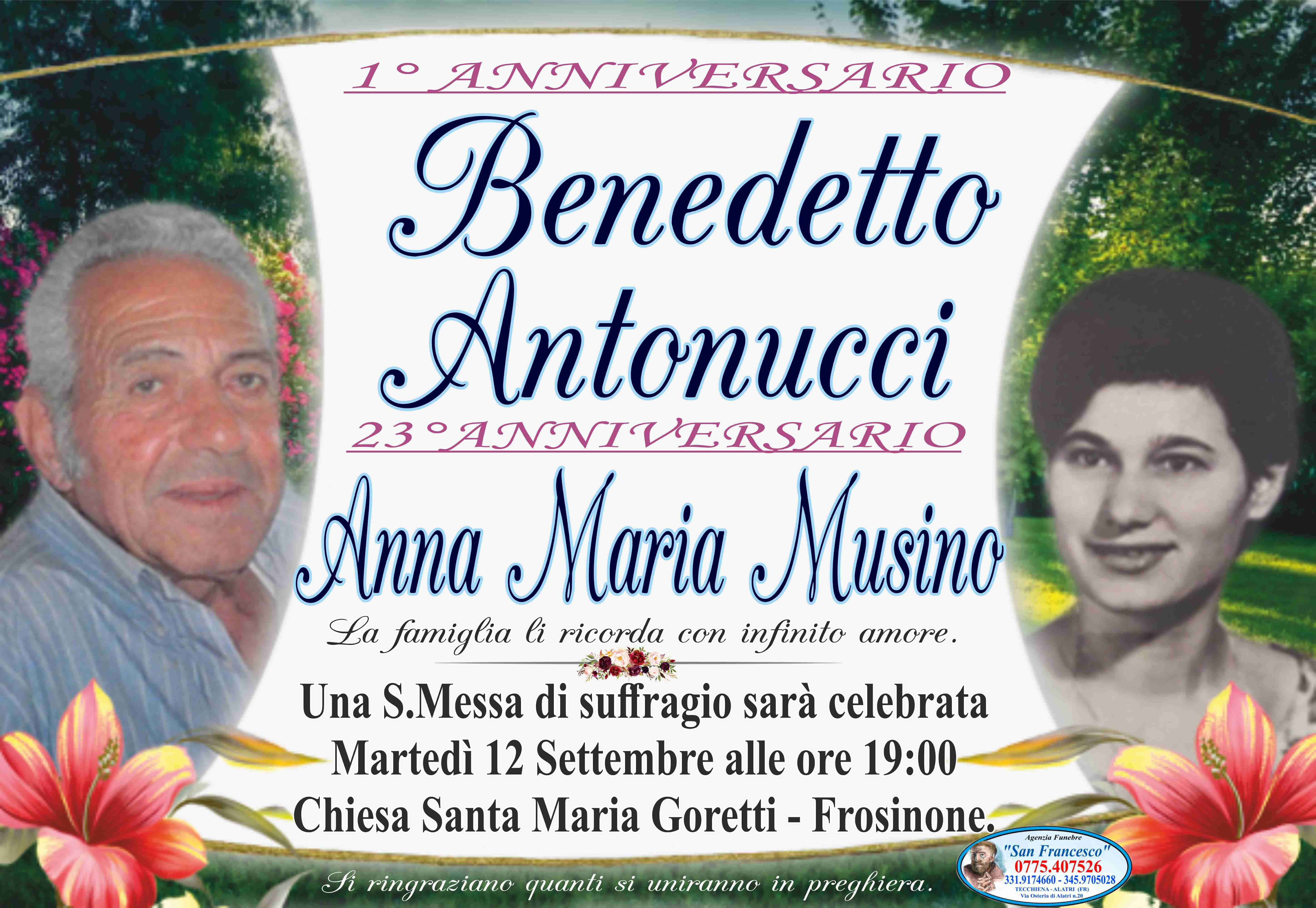 Benedetto Antonucci - Anna Maria Musino