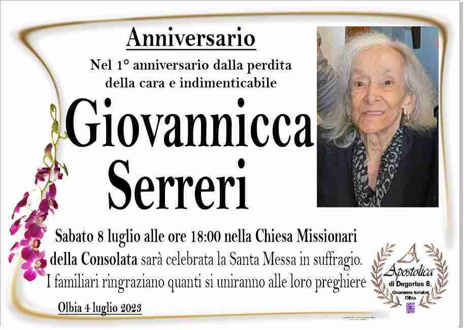 Giovannicca Serreri