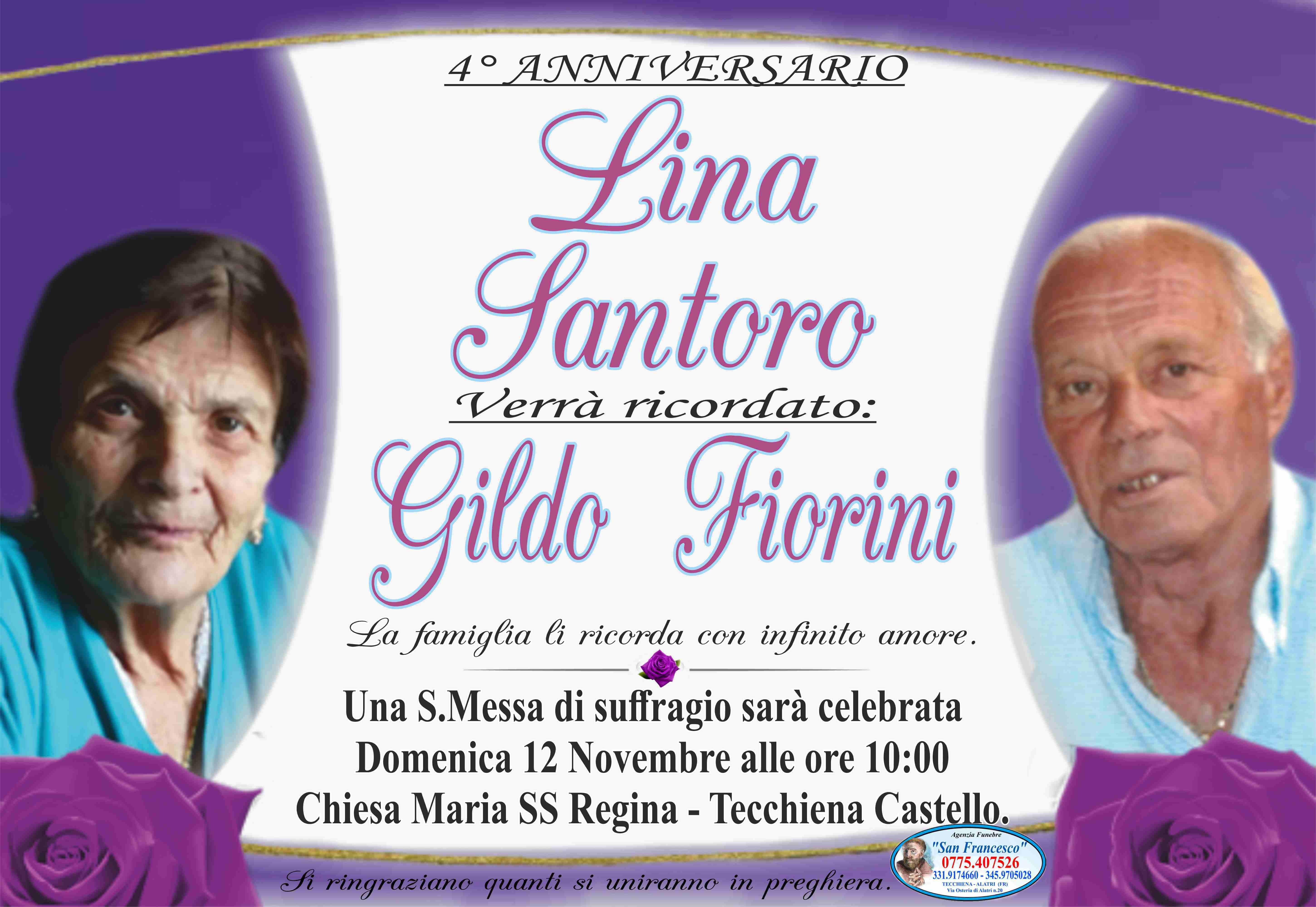 Lina Santoro e Gildo Fiorini