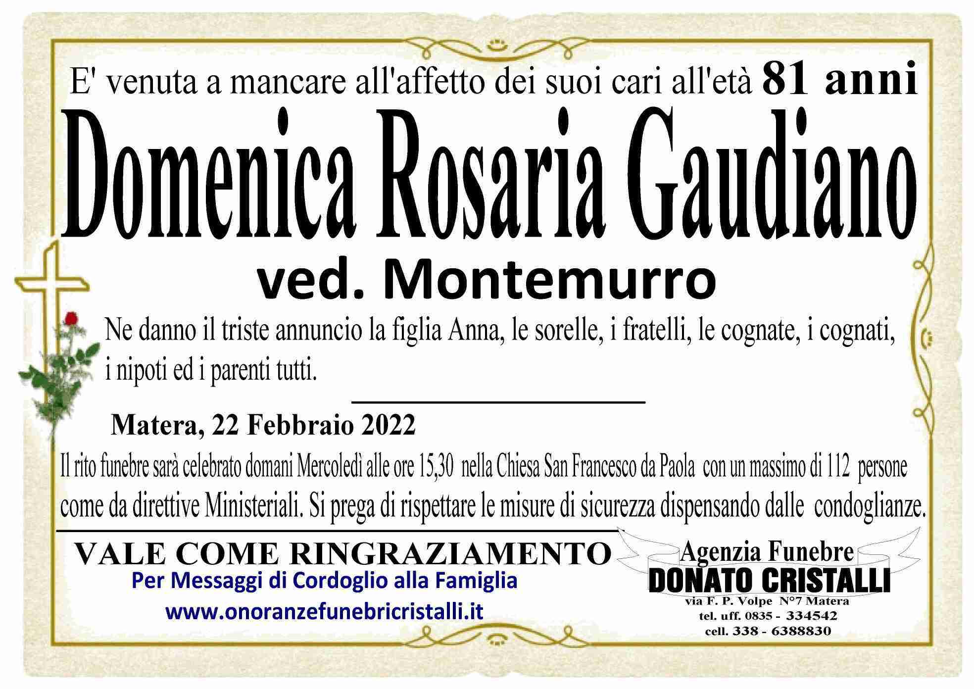 Domenica Rosaria Gaudiano