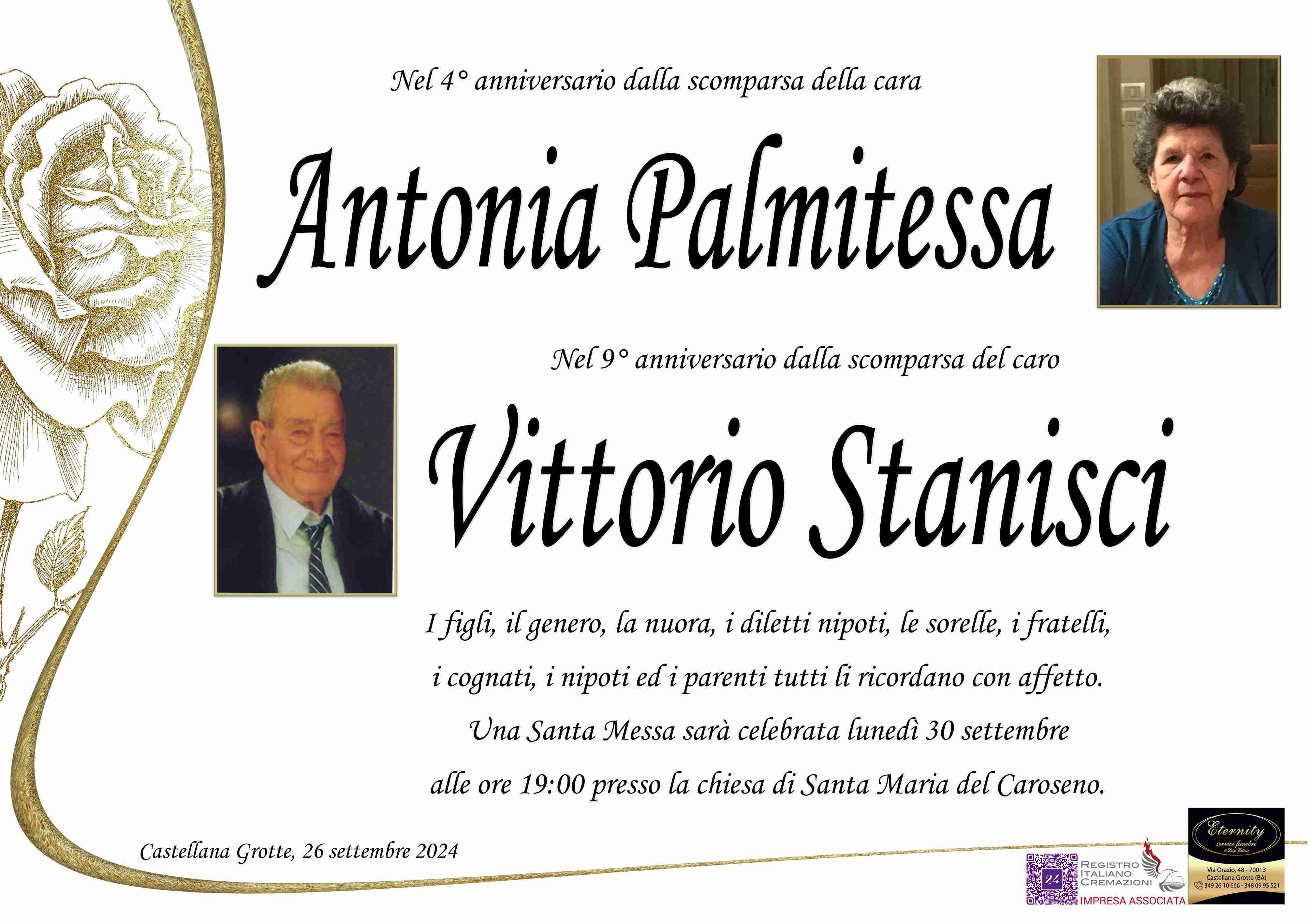 Palmitessa Antonia e Vittorio Stanisci