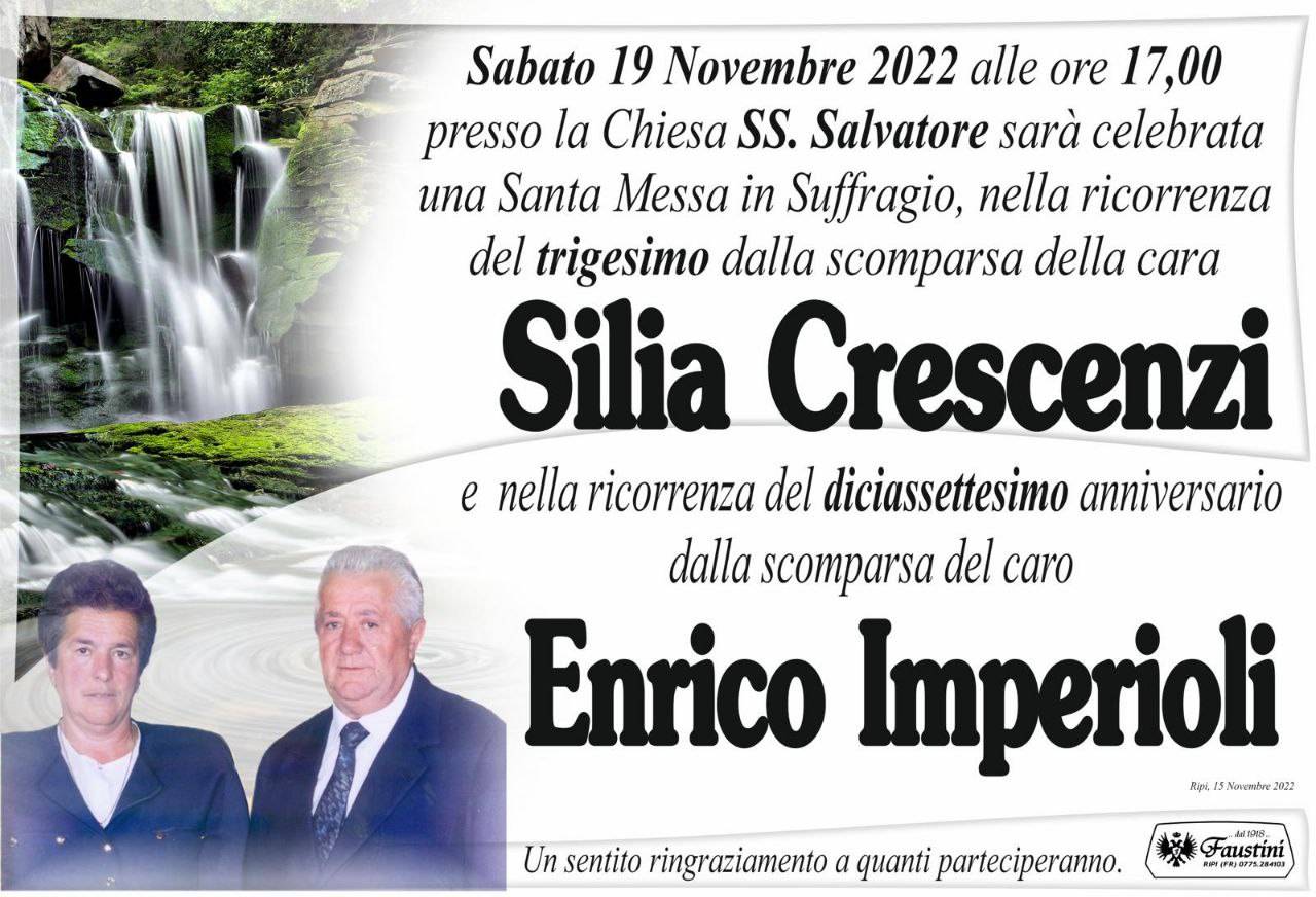 Silia Crescenzi e Enrico Imperioli