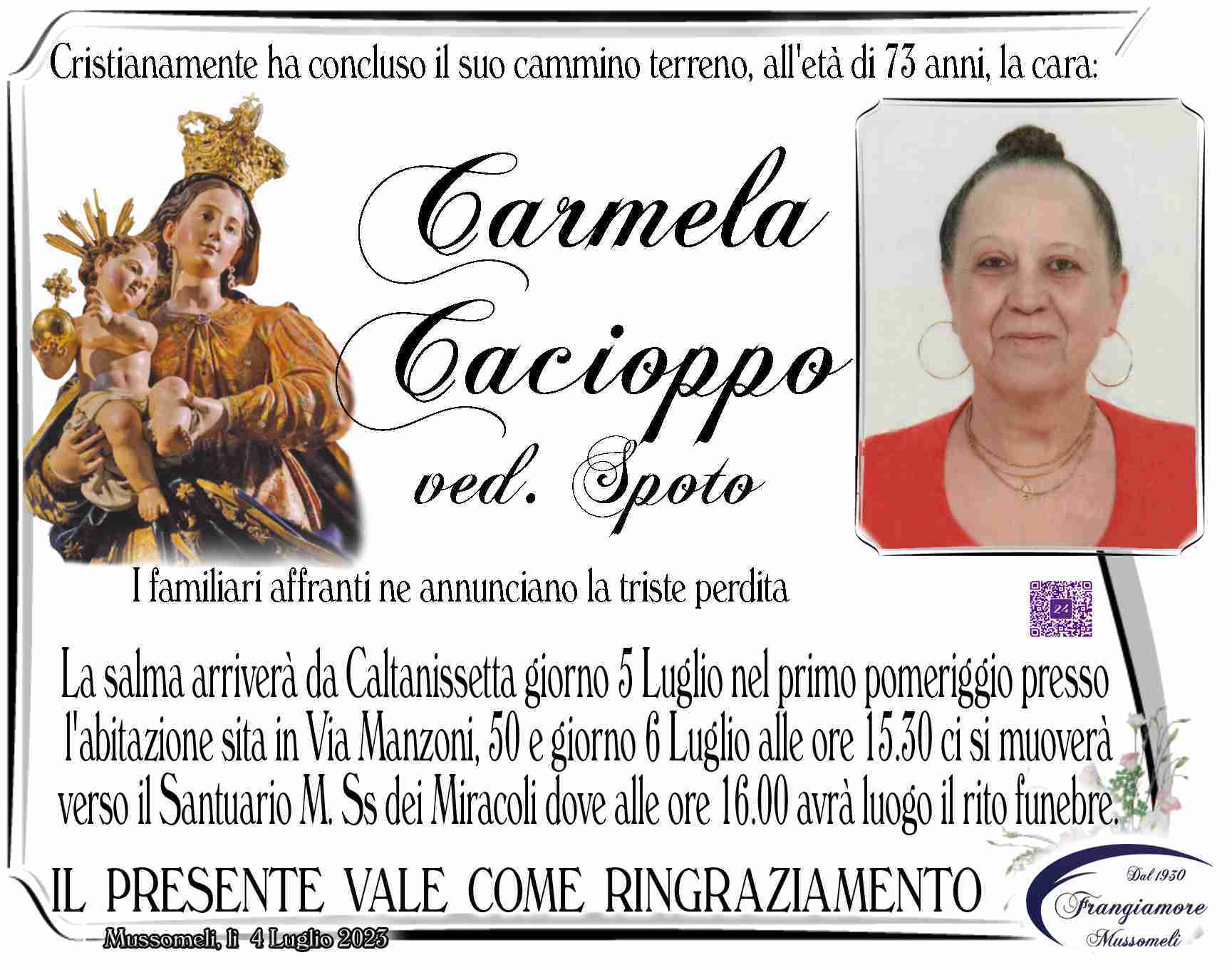 Carmela Cacioppo