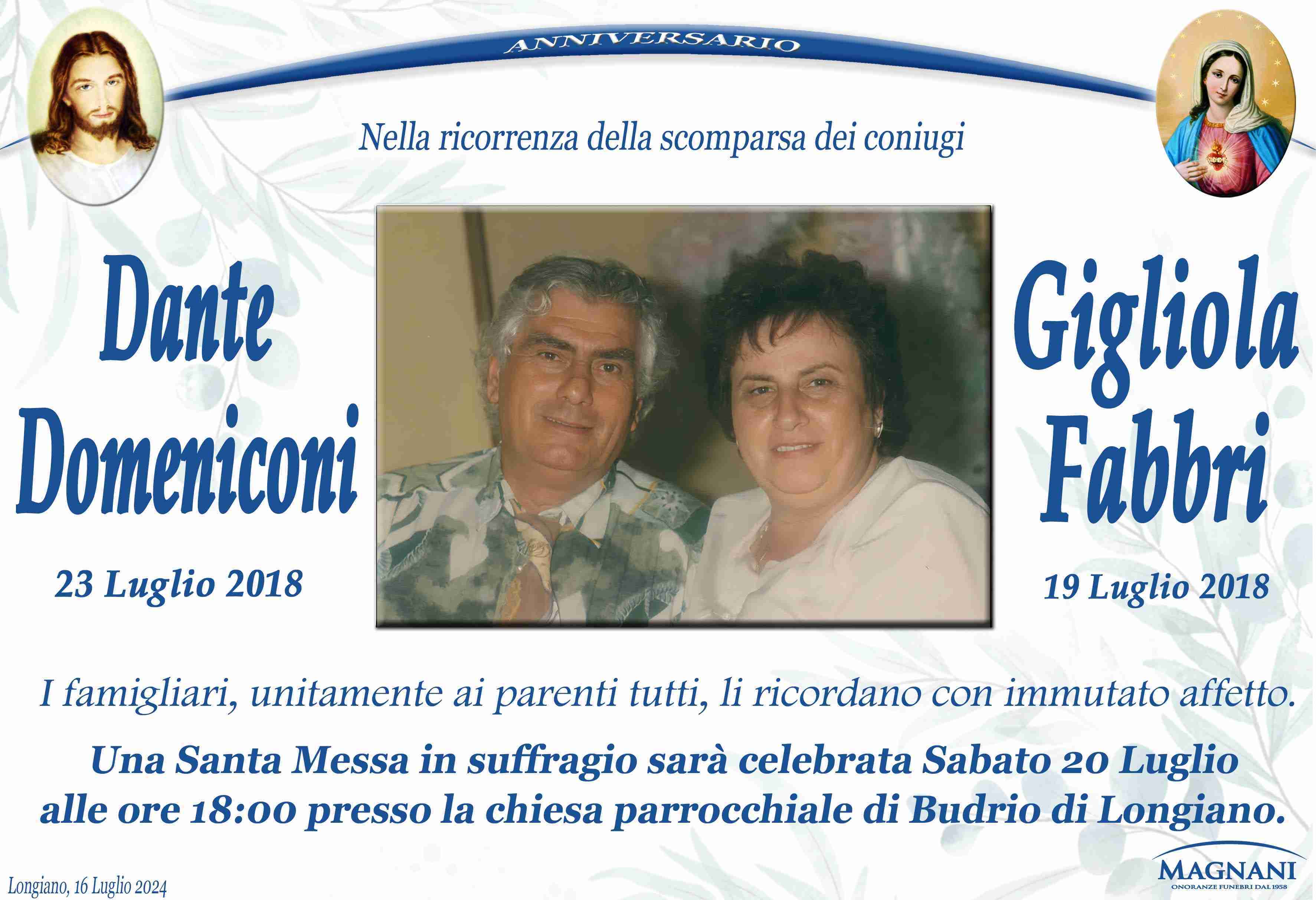 Dante Domeniconi e Gigliola Fabbri