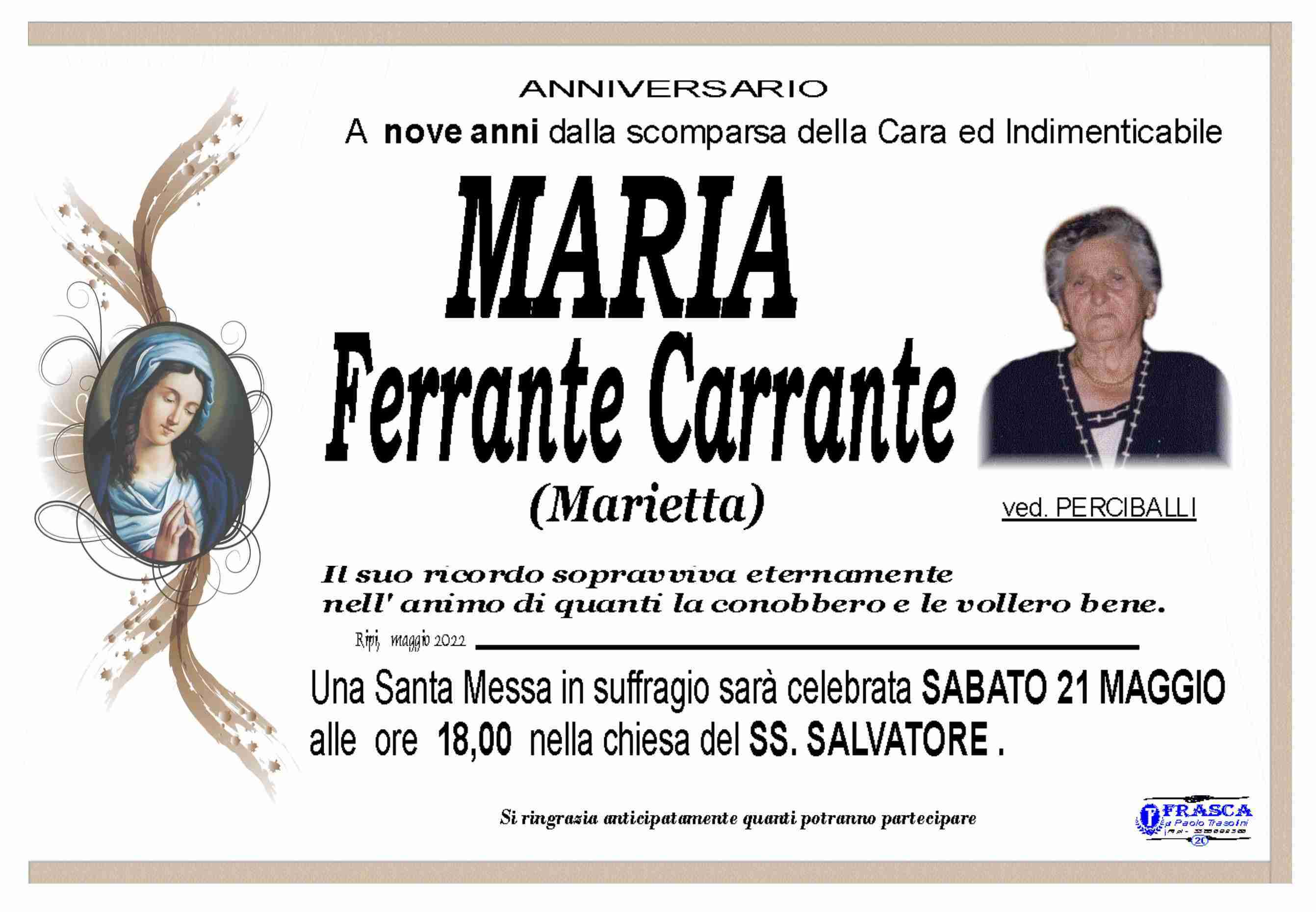 Maria Ferrante Carrante