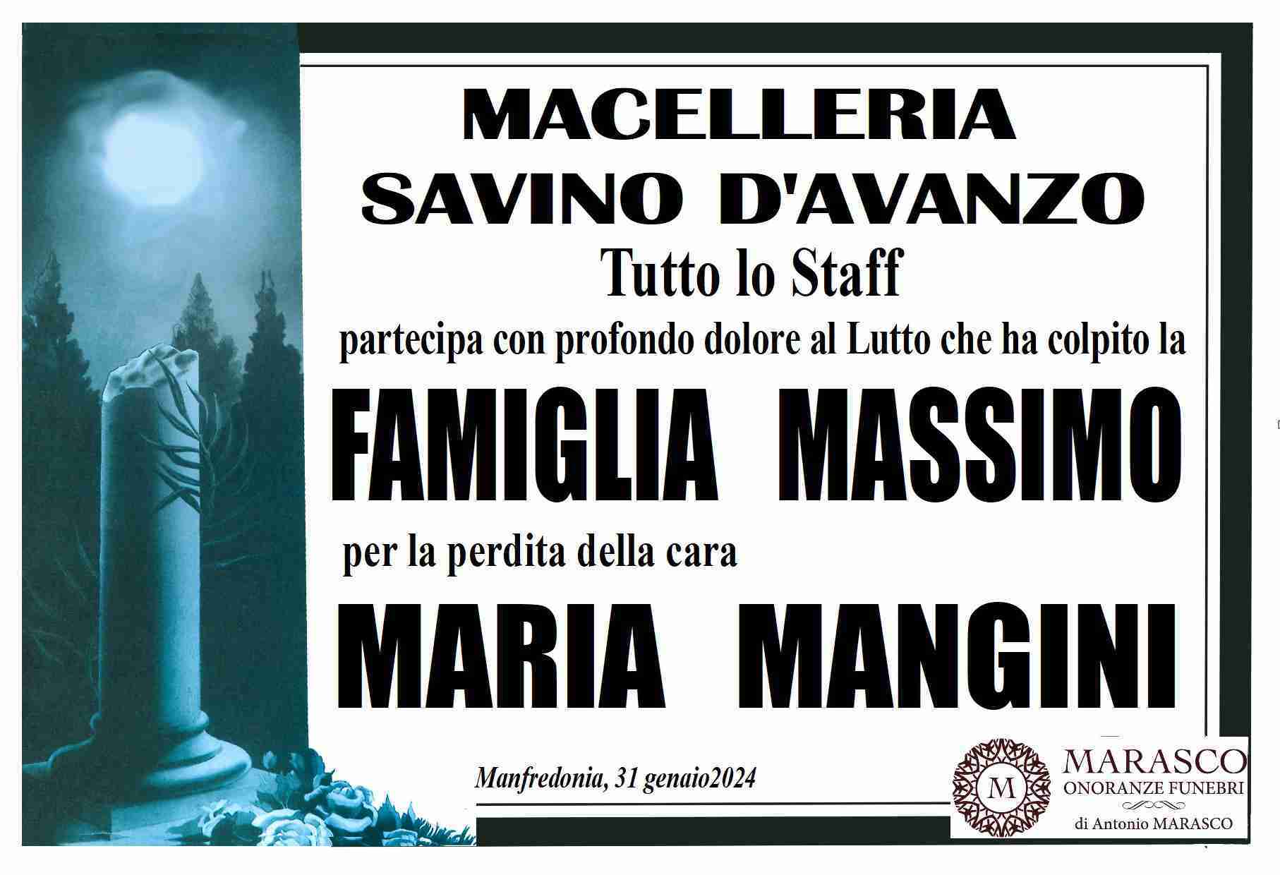Maria Mangini ved. Massimo