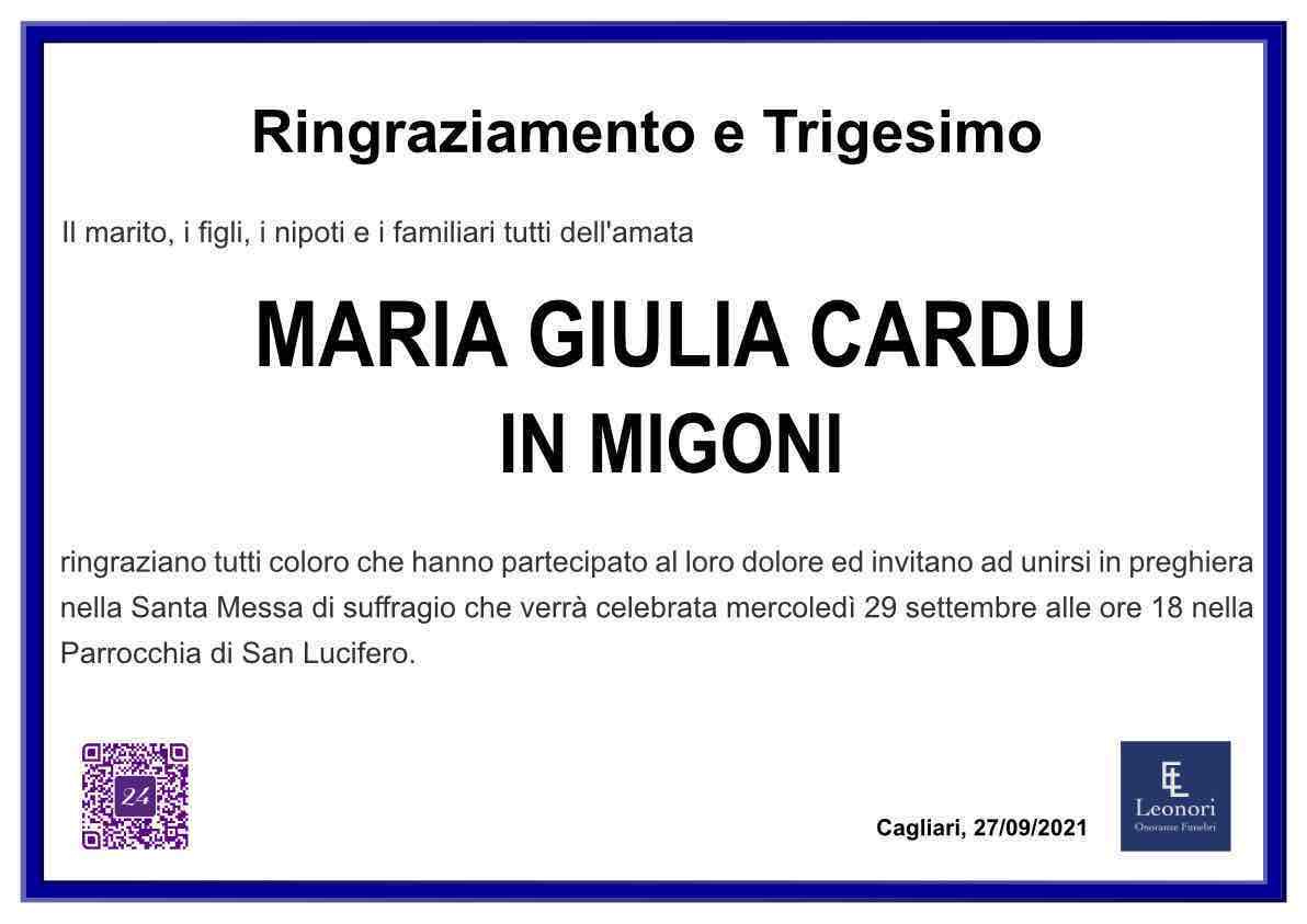 Maria Giulia Cardu