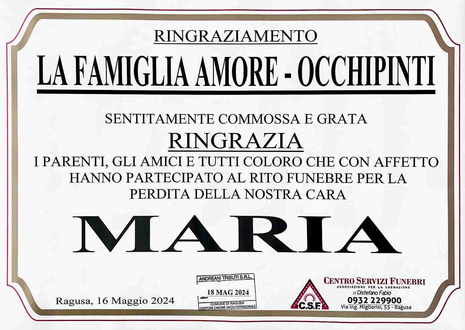 Amore Maria