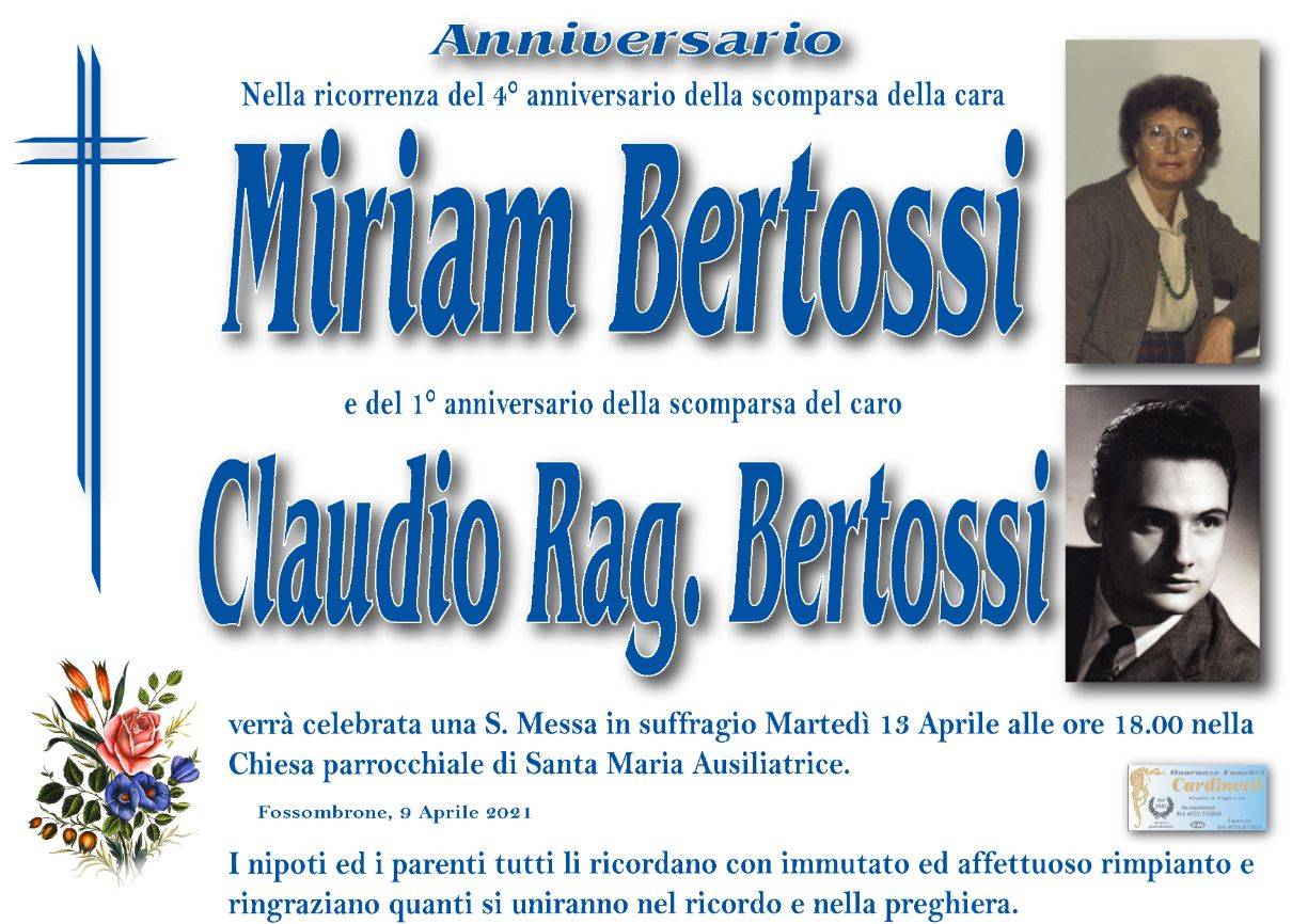 Miriam Bertossi e Claudio Bertossi