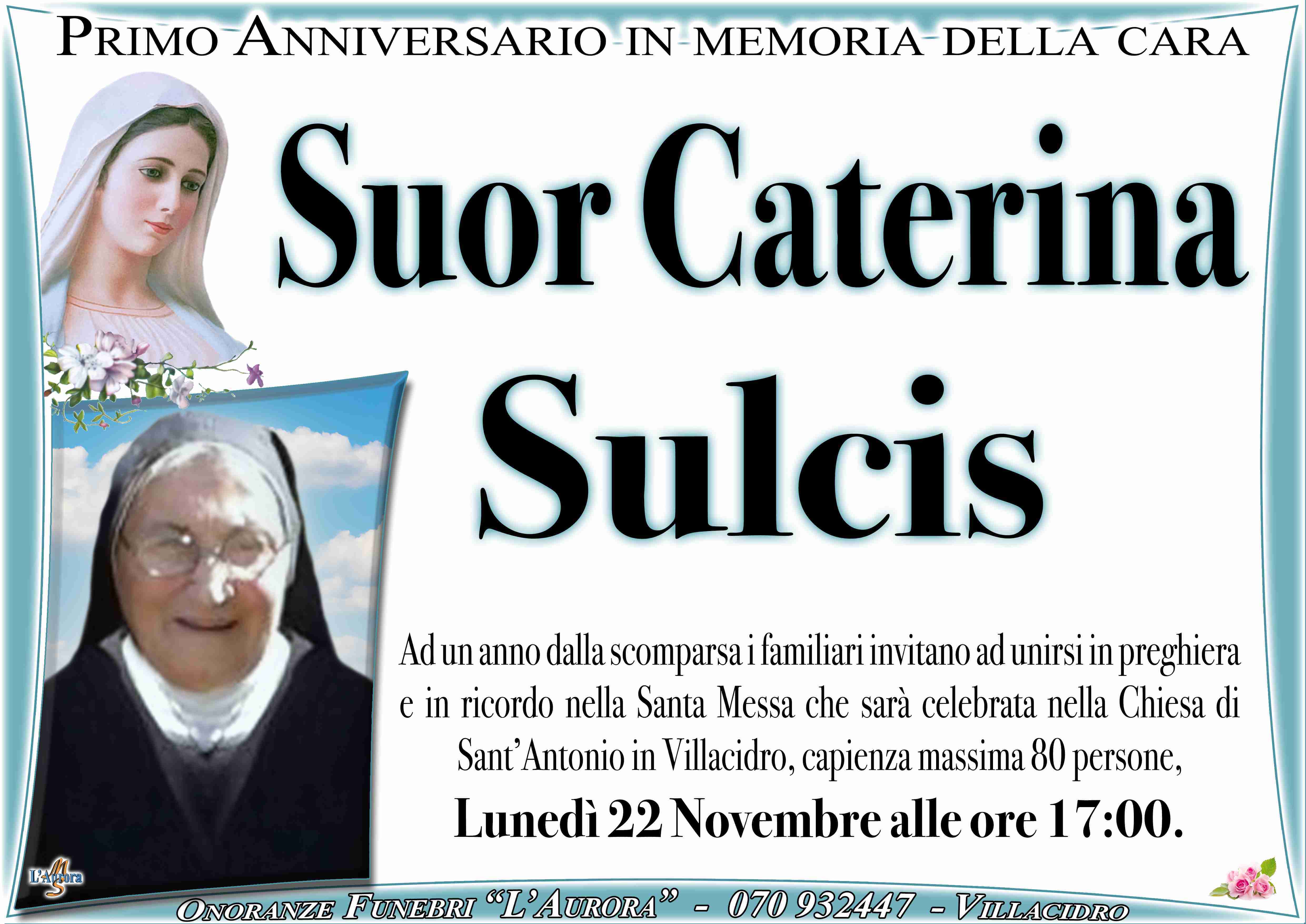 Suor Caterina Sulcis