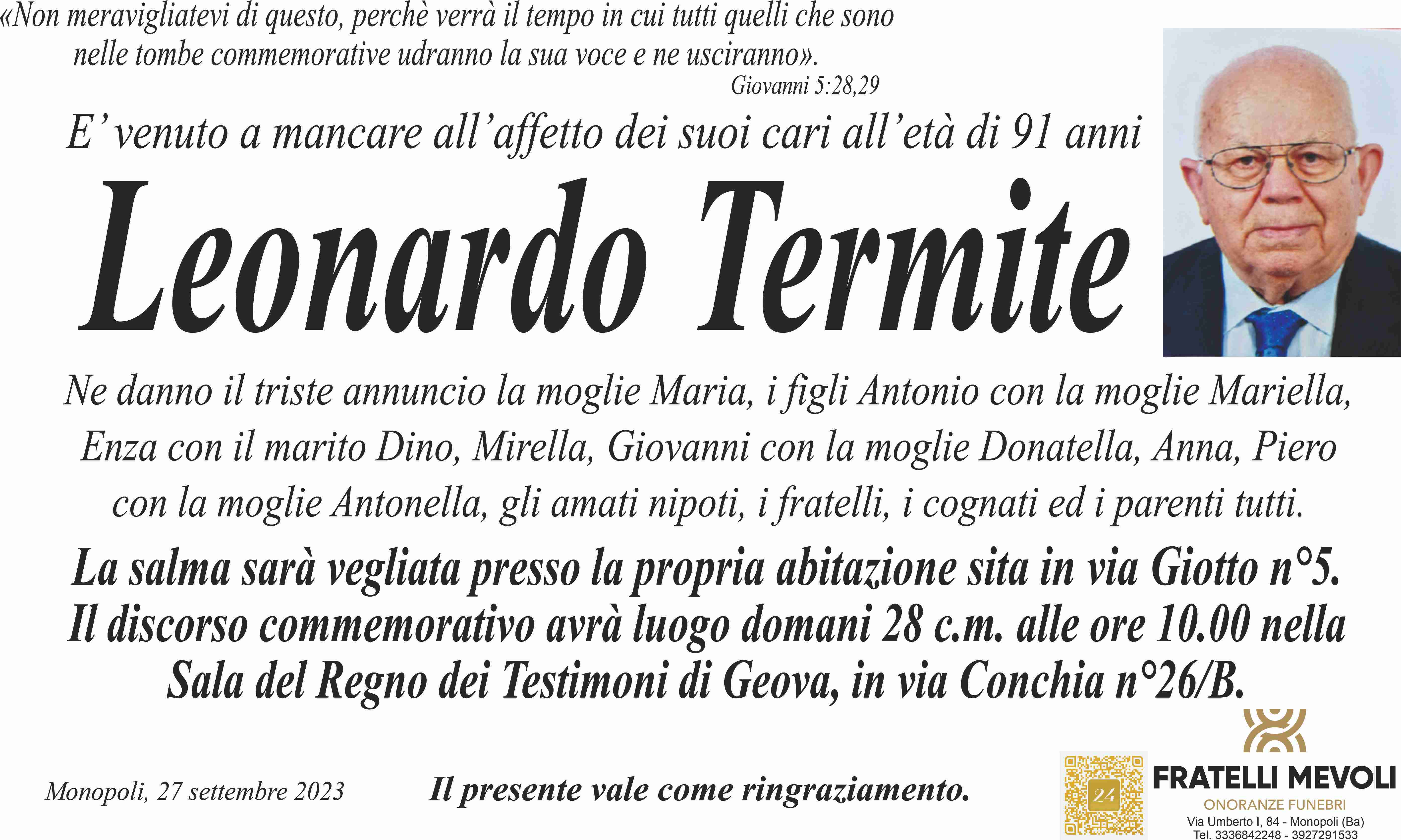 Leonardo Termite
