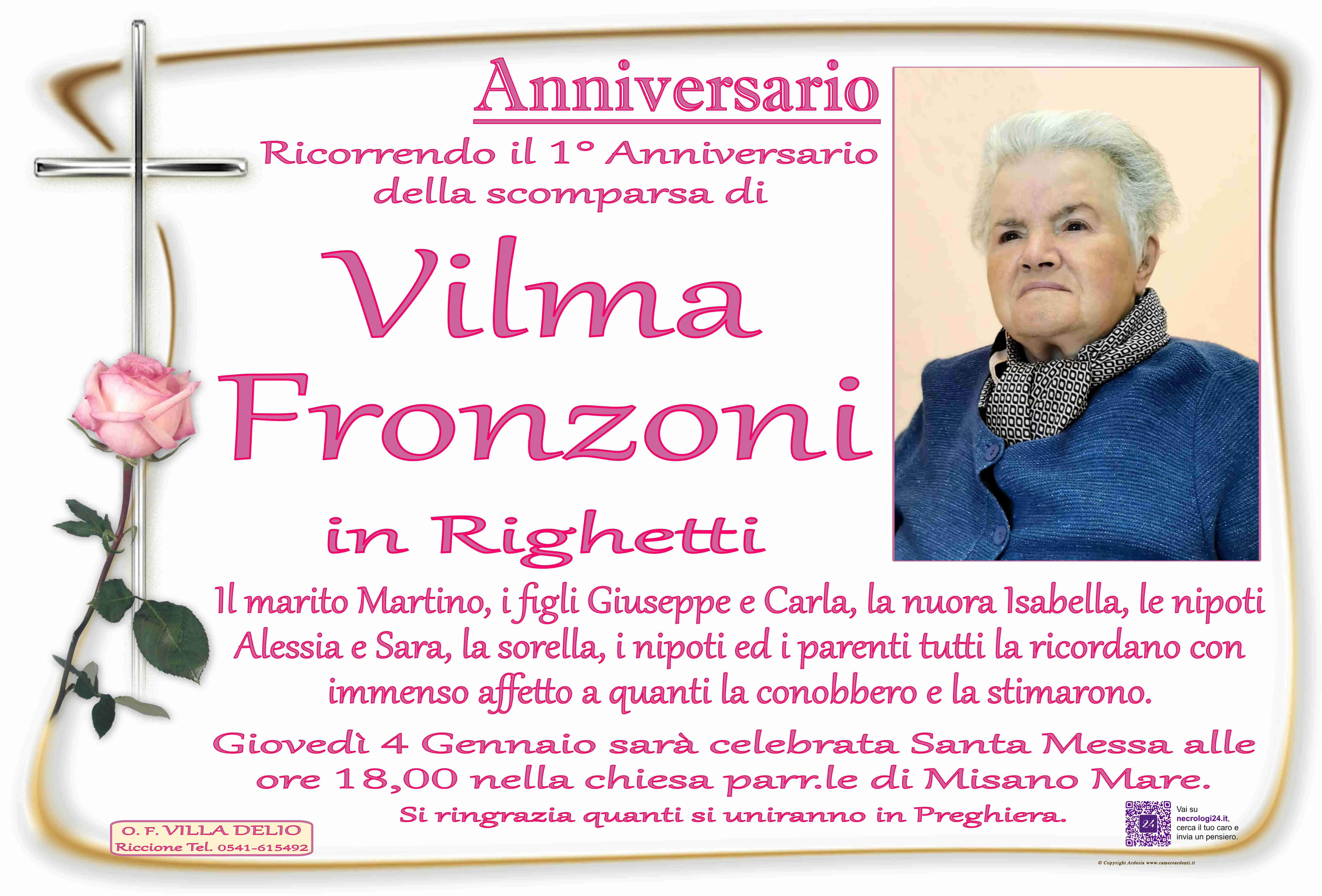 Vilma Fronzoni in Righetti